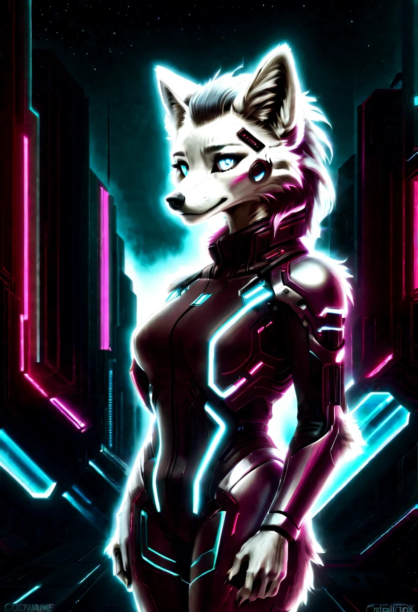 《codename arctic fox》,Science fiction,futuristic,cyberpunk,Surrealism,