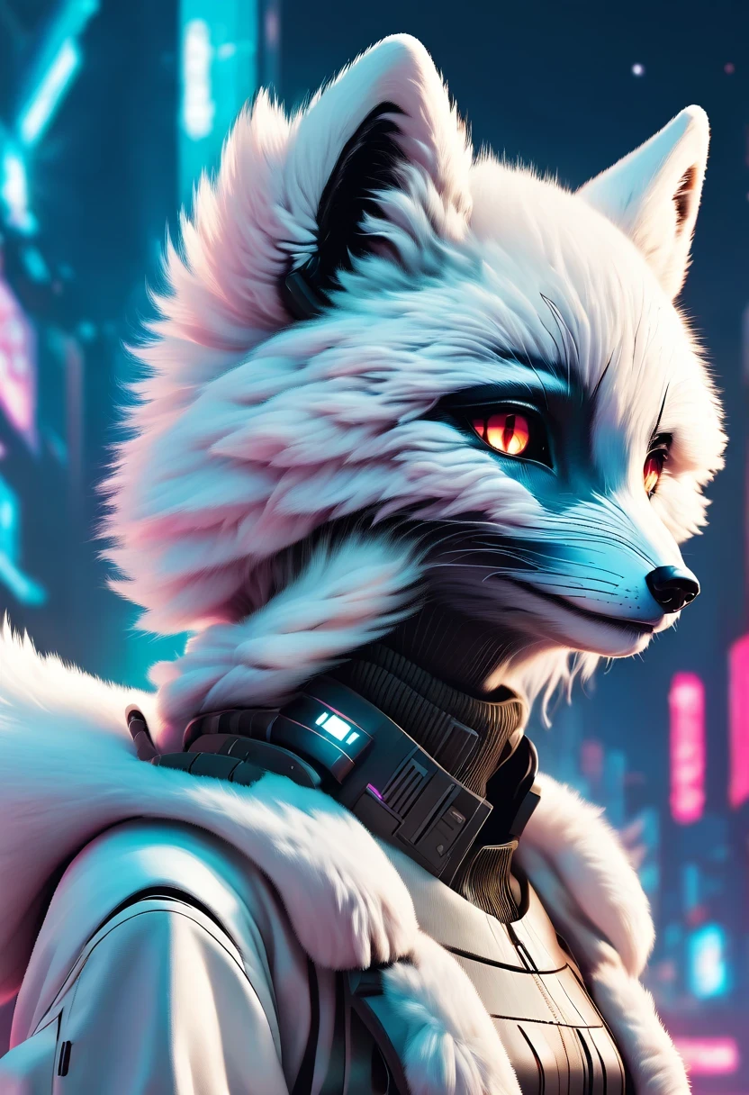 《codename arctic fox》,Science fiction,futuristic,cyberpunk,Surrealism,