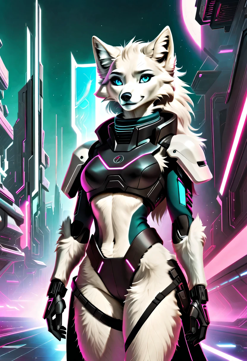 《codename arctic fox》,Science fiction,futuristic,cyberpunk,Surrealism,