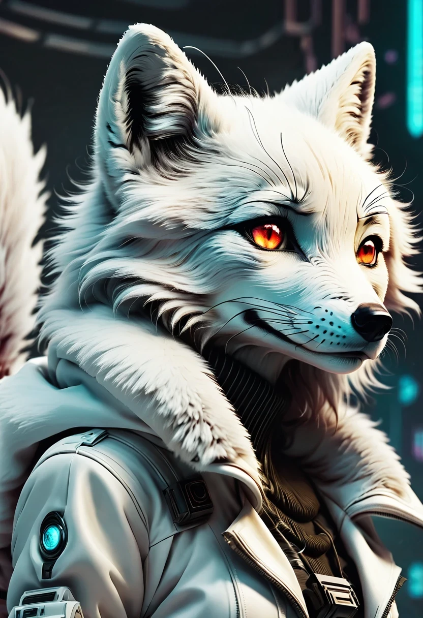 《codename arctic fox》,Science fiction,futuristic,cyberpunk,Surrealism,