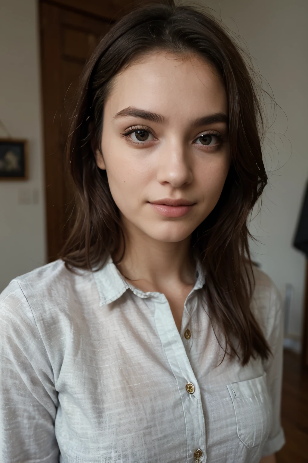 ((best quality)), ((masterpiece)), (detailed), perfect face use i love fossil shirt