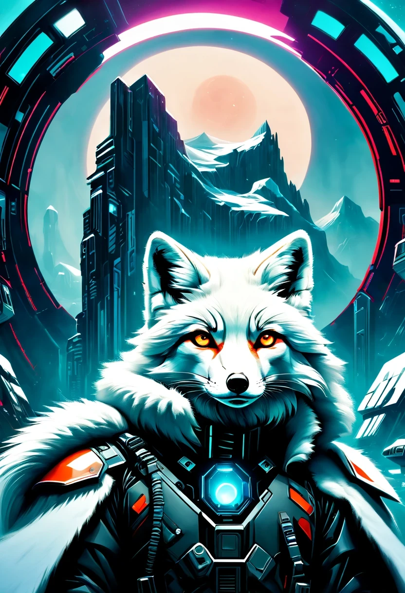 《codename arctic fox》,Science fiction,futuristic,cyberpunk,Surrealism,