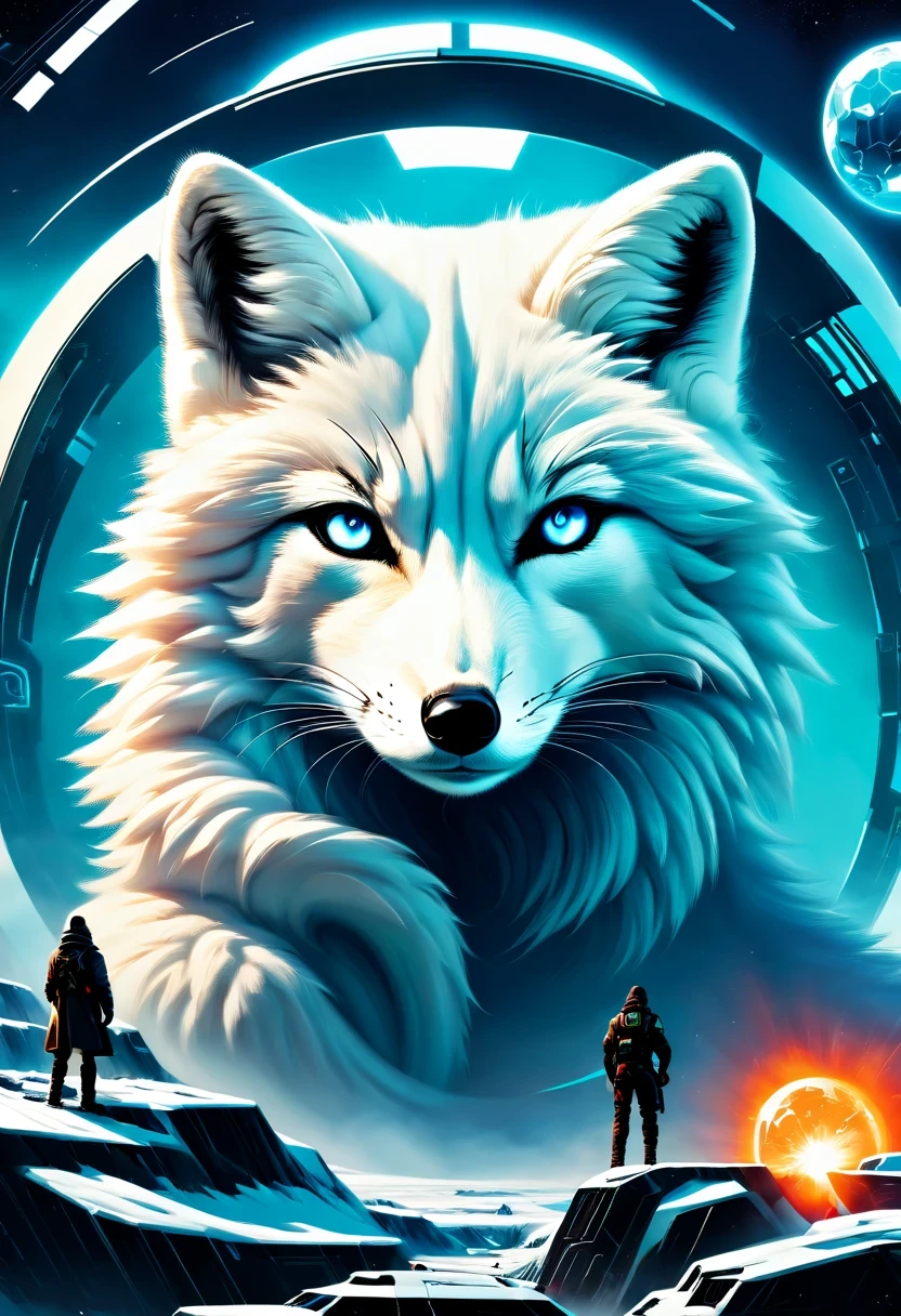 《codename arctic fox》,Science fiction,futuristic,cyberpunk,Surrealism,