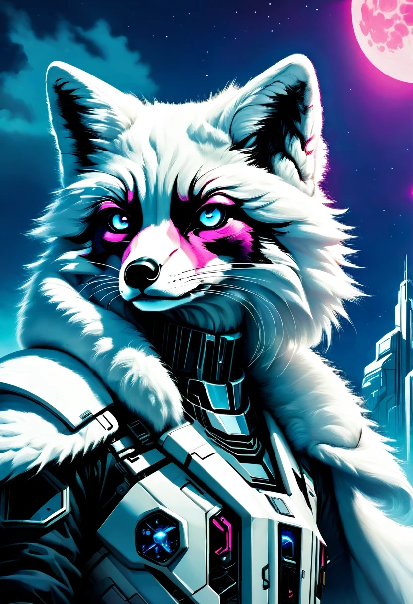 《codename arctic fox》,Science fiction,futuristic,cyberpunk,Surrealism,