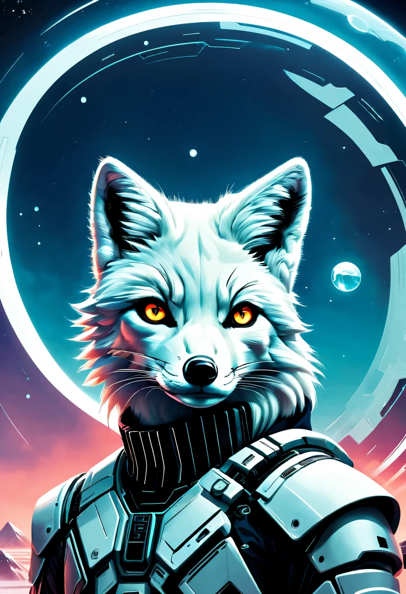 《codename arctic fox》,Science fiction,futuristic,cyberpunk,Surrealism,