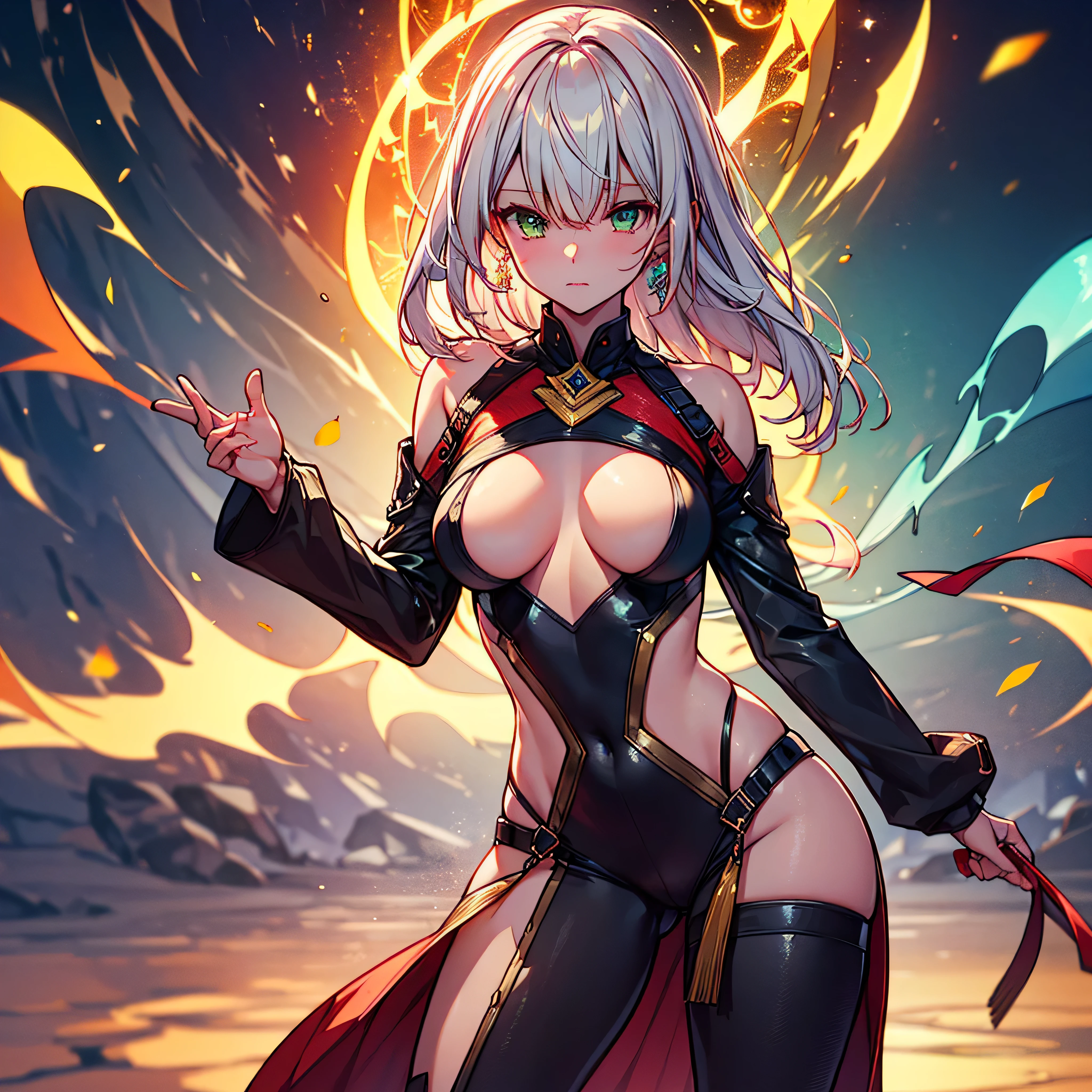 ((ulra Best quality, 32k, tMasterpiece :1.3)) epic beautiful woman: 1.3, handsome face, leaning her ass against another woman's ass, saturated colors, psychedelic image, LSD, mandala, fractral, costume, tattoo, painted body, wedding outfit, body tilted forward, art similar to Alex Grey's art, lots of color saturation, vortex, ultra realistic, planet earth, galaxy, with lots of lighting, shading and contrast, mage, realistic eyes, green iris, 3D depth, catching fire, sfw varied multi etc. --v 6 --s 1000 --c 20 --q5 --chaos 100