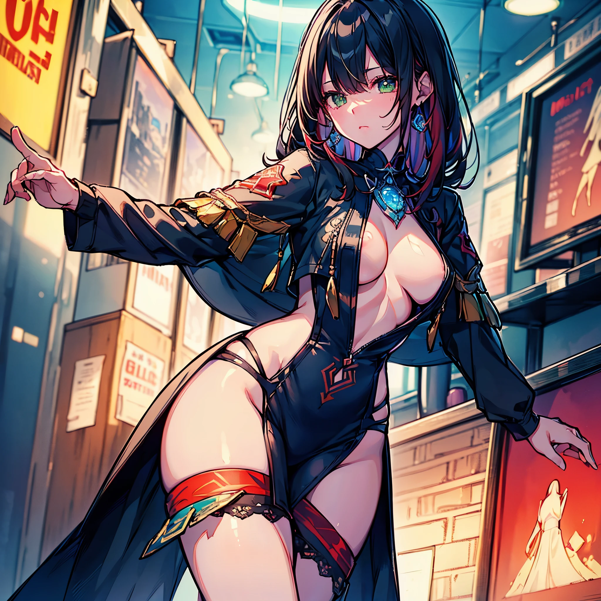 ((ulra Best quality, 32k, tMasterpiece :1.3)) epic beautiful woman: 1.3, handsome face, leaning her ass against another woman's ass, saturated colors, psychedelic image, LSD, mandala, fractral, costume, tattoo, painted body, wedding outfit, body tilted forward, art similar to Alex Grey's art, lots of color saturation, vortex, ultra realistic, planet earth, galaxy, with lots of lighting, shading and contrast, mage, realistic eyes, green iris, 3D depth, catching fire, sfw varied multi etc. --v 6 --s 1000 --c 20 --q5 --chaos 100