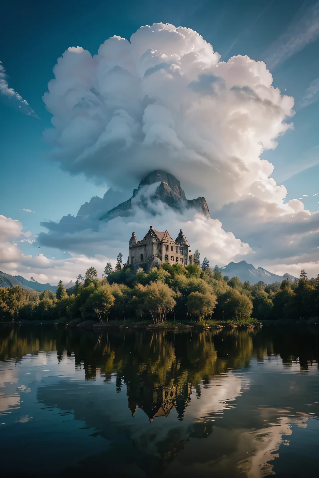 Vendre vos photographies en ligne, une galerie de paysages surréalistes qui transportent les spectateurs dans des royaumes d'another world - towering mountains piercing cotton candy clouds, mirror-like lakes reflecting the cosmos above, des forêts anciennes murmurant les secrets de l'univers, and forgotten ruins recovered by the'embrace of nature, la photographie, drone equipped with'un objectif grand angle, capturer des perspectives hors de portée humaine, --avec 16:9 a.m. -- at 5 p.m.