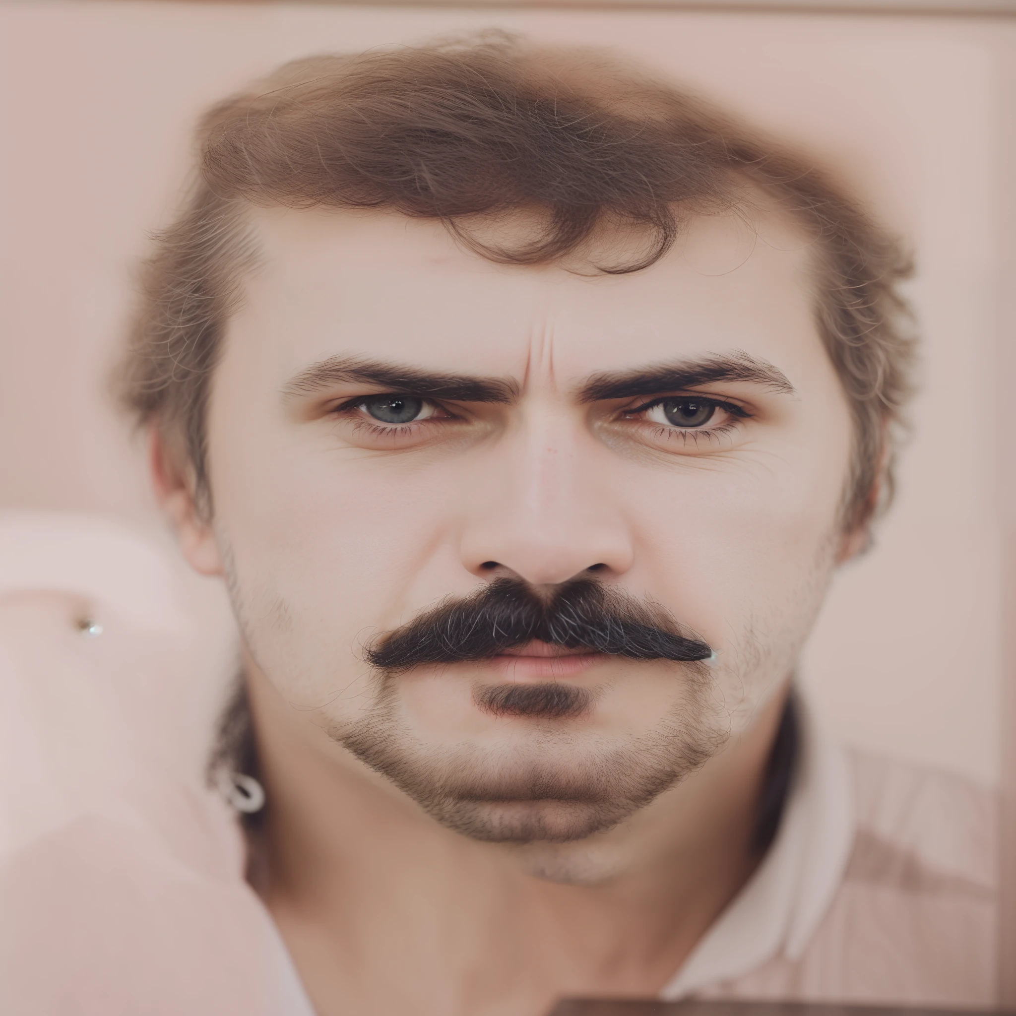 tem um homem com bigode e um bigode no rosto, bigode mexicano, com bigode, Aykut Aydogdu, rosto detalhado com bigode, bigode, com bigode aparado, inspirado em David Begbie, inspired by Enrique Tábara, Frank Zappa, bigode grande, big bigode, bigode grosso, thin bigode, inspired by Germán Londoño