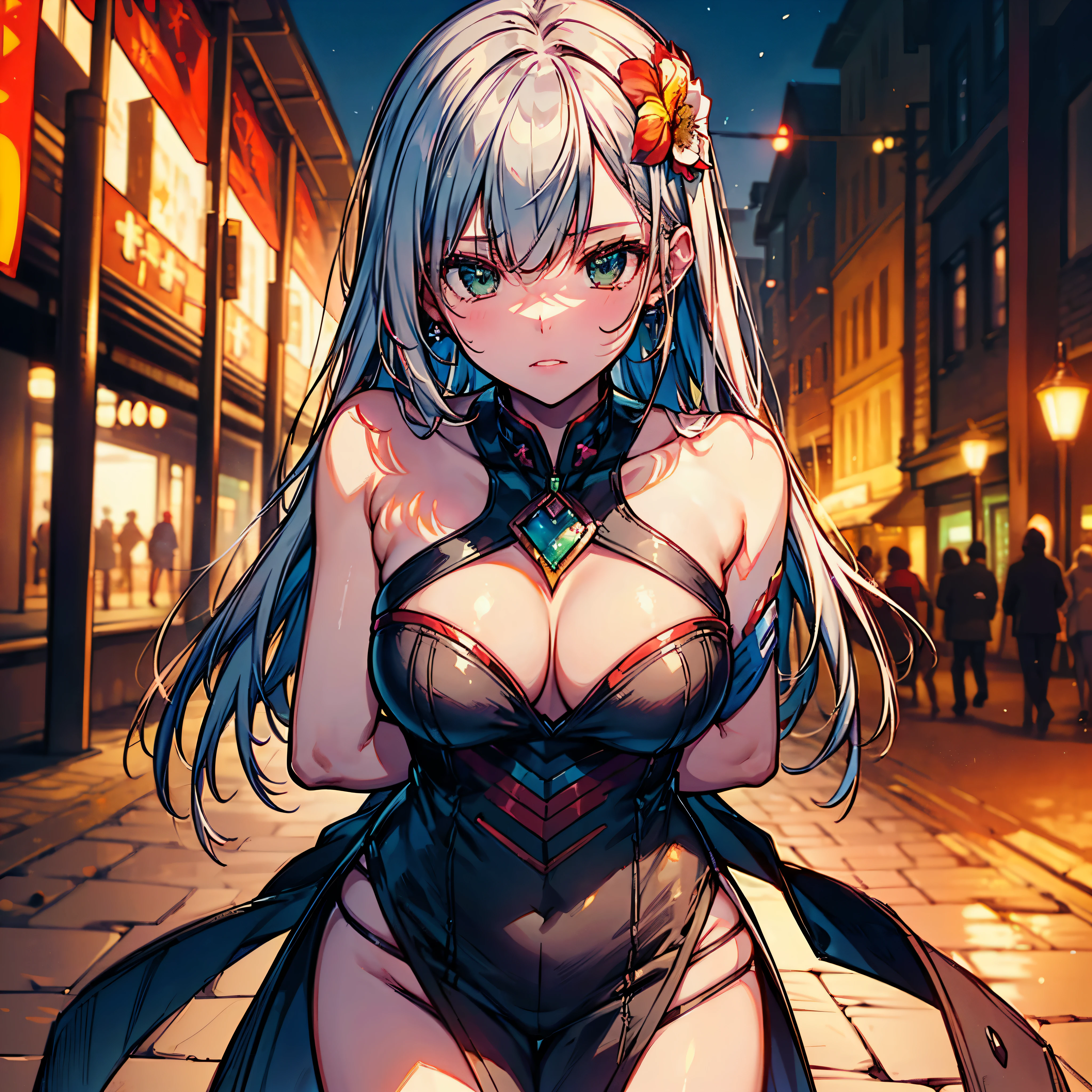 ((ulra Best quality, 32k, tMasterpiece :1.3)) epic beautiful woman: 1.3, handsome face, leaning her ass against another woman's ass, saturated colors, psychedelic image, LSD, mandala, fractral, costume, tattoo, painted body, wedding outfit, body tilted forward, art similar to Alex Grey's art, lots of color saturation, vortex, ultra realistic, planet earth, galaxy, with lots of lighting, shading and contrast, mage, realistic eyes, green iris, 3D depth, catching fire, sfw varied multi etc. --v 6 --s 1000 --c 20 --q5 --chaos 100