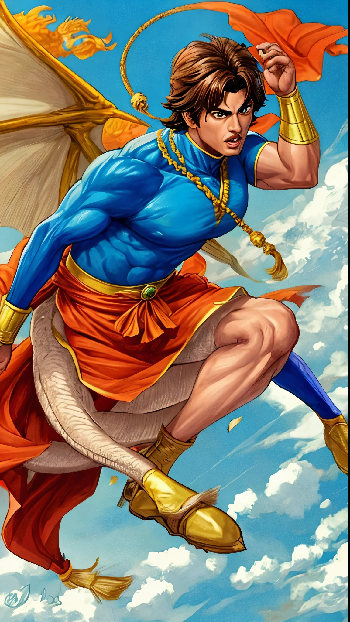 Dragon flying Jatt war