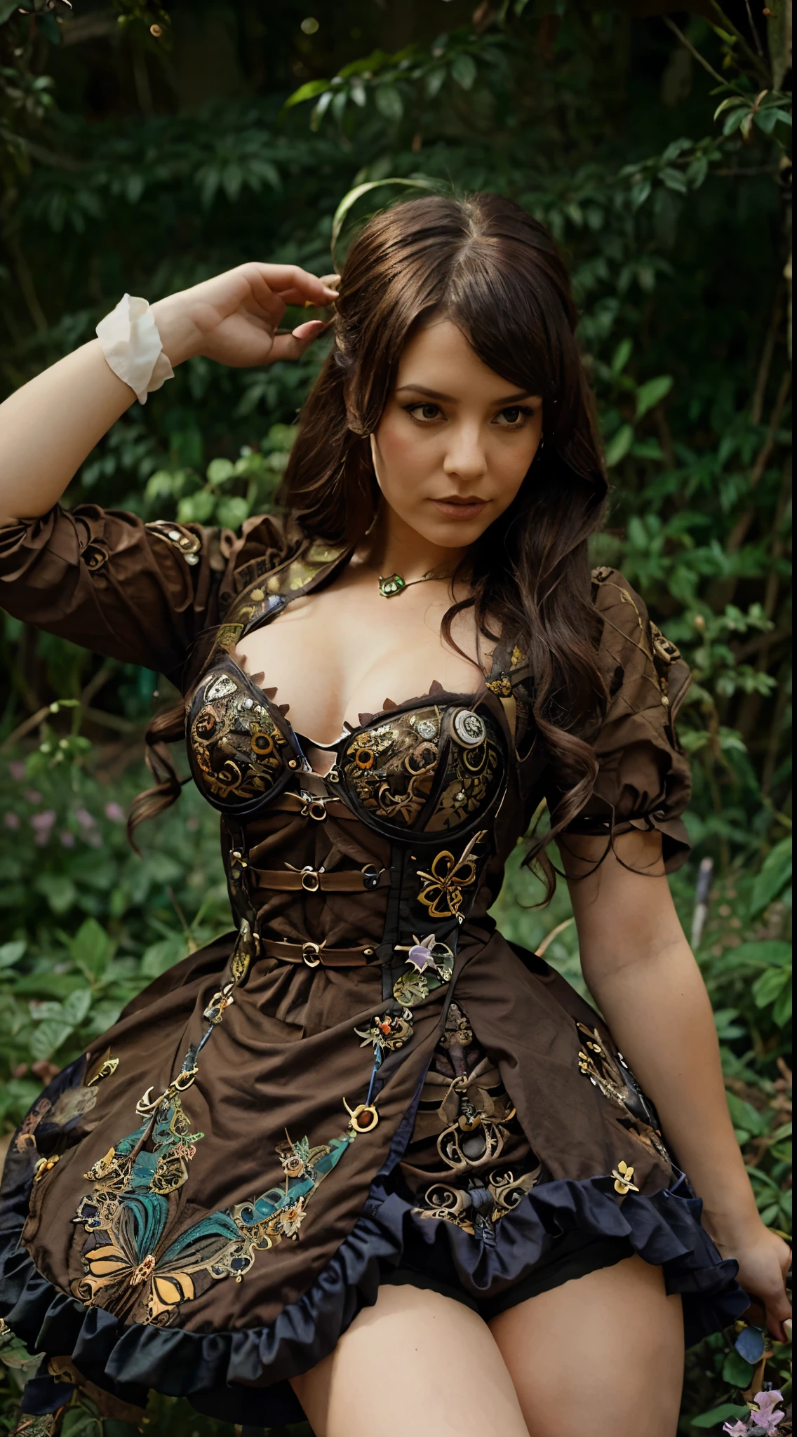 close up of a woman wearing a butterfly costume,steampunk butterfly,fantasy victorian art,re-raphaelite fairies,natalie shau,intricate steampunk imagery,in detailed steampunk dress,portrait of a fairy,portrait of fairy,steampunk angel,gothic fantasy art,beautiful fantasy art portrait,the fairy queen,steampunk. intricate,portrait of fairy woman,beautiful fantasy maiden