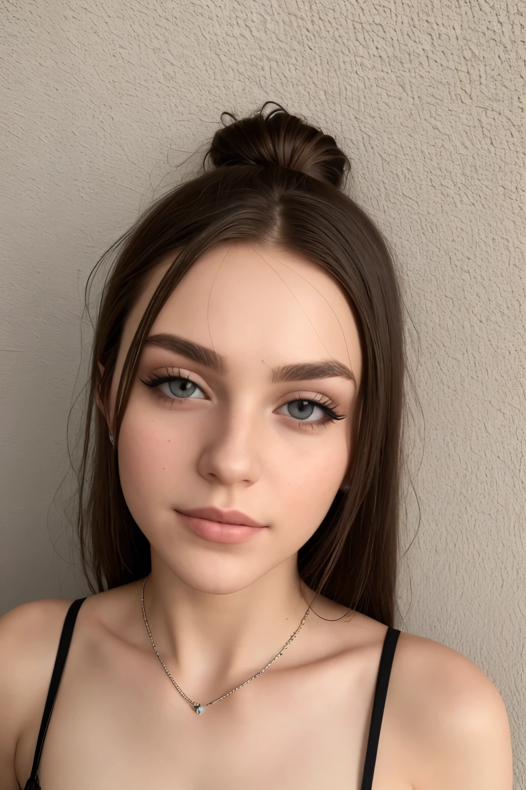 ((best quality)), ((masterpiece)), (detailed), perfect face, model face, polish, poland, slavic, black hair, 20 years old