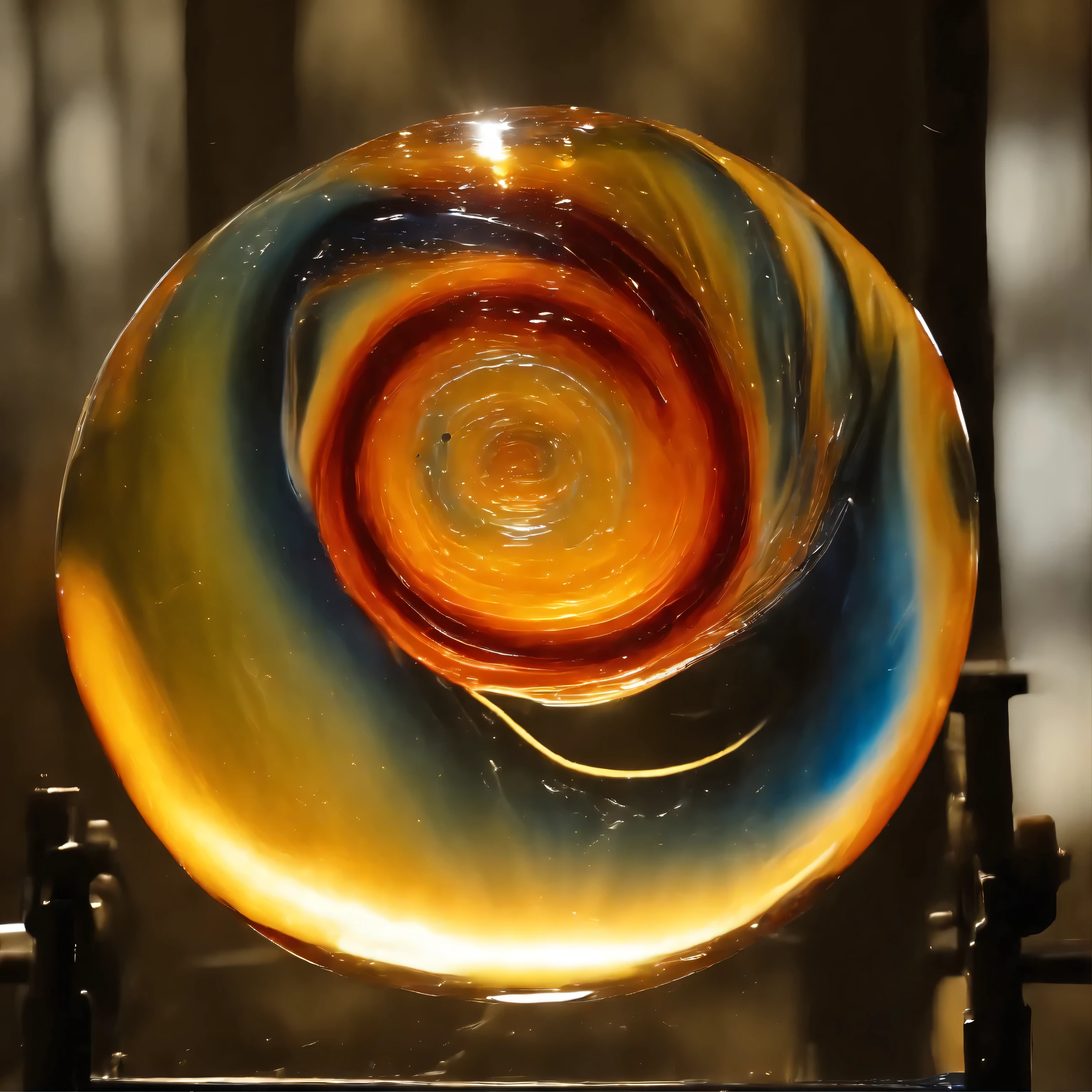 (Beautiful swirling glassblowing with shining light rays:2.0) abstract, cinematic lighting, motion blur, chromatic aberration, sparkle, glowing light, god rays, ray tracing, backlighting, reflection light, blending, bloom, film grain, atmospheric perspective, lens flare, caustics, bokeh, overexposure, UHD, retina, masterpiece, accurate, super detail, high details, high quality, award winning, best quality, highres, 4K, 8k, HD, 16k