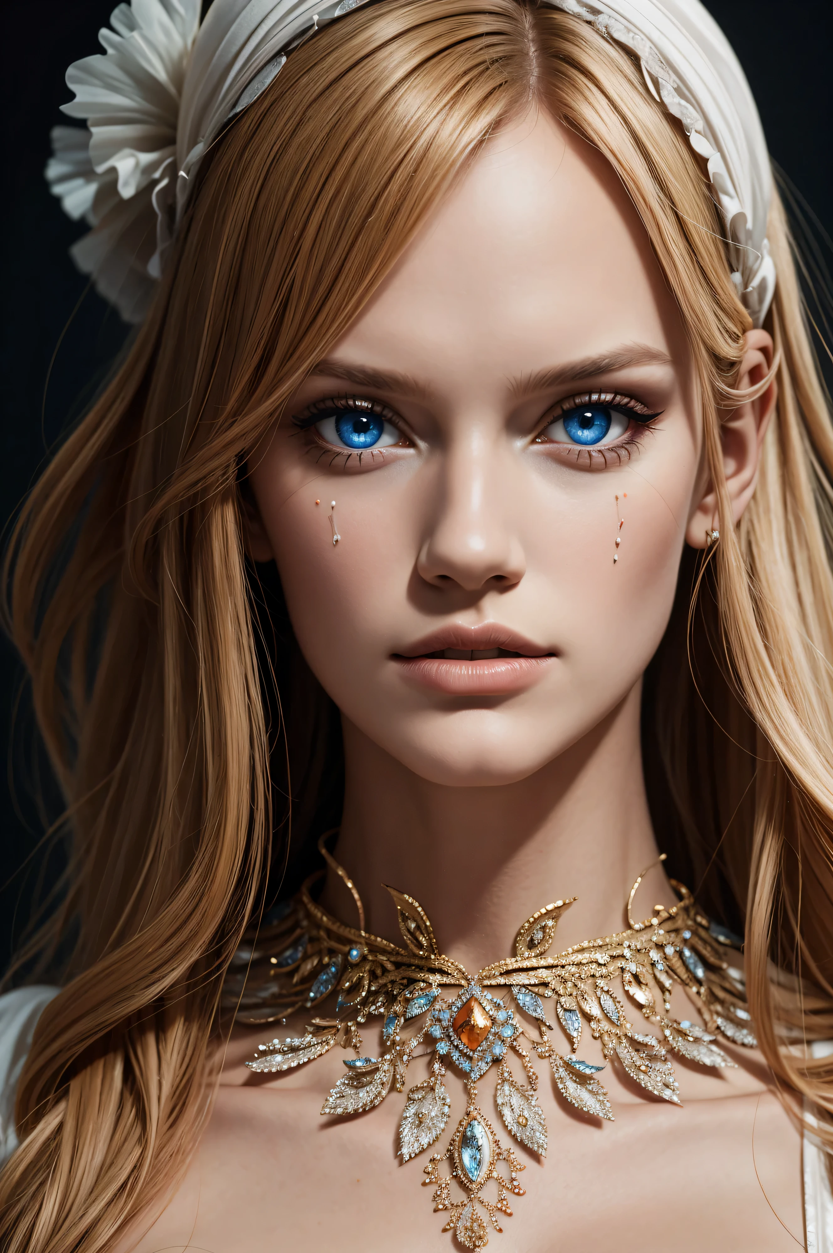 Anne Vyalitsyna, wearing clown costume transparent. professionally retouched, soft lighting, realistic, smooth face, perfect eyes, sharp focus on eyes, 8 k, high definition, insanely detailed, intricate, elegant. stand for this circus.