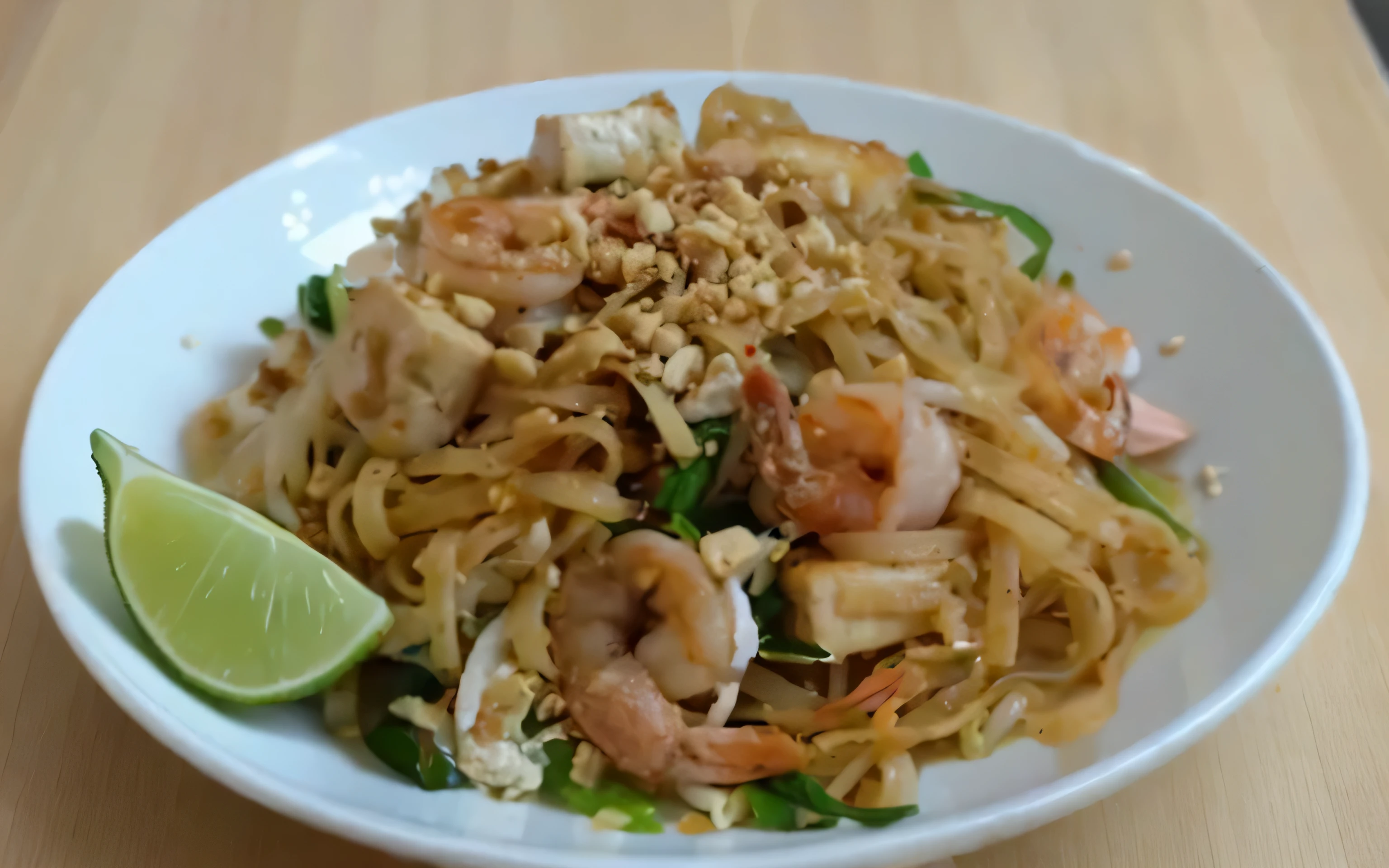 a close up of a plate of food with shrimp and Nouilles, miammy, Nouilles, Thai, ❤🔥🍄🌪, asiatique du sud-est avec de longs, eating Nouilles, vigne, Patiphan Sottiwilai, Patiphan Sottiwilaiphong, Chinois, delicious, by Tom Wänerstrand, crevette, miam, detail added, Cuit