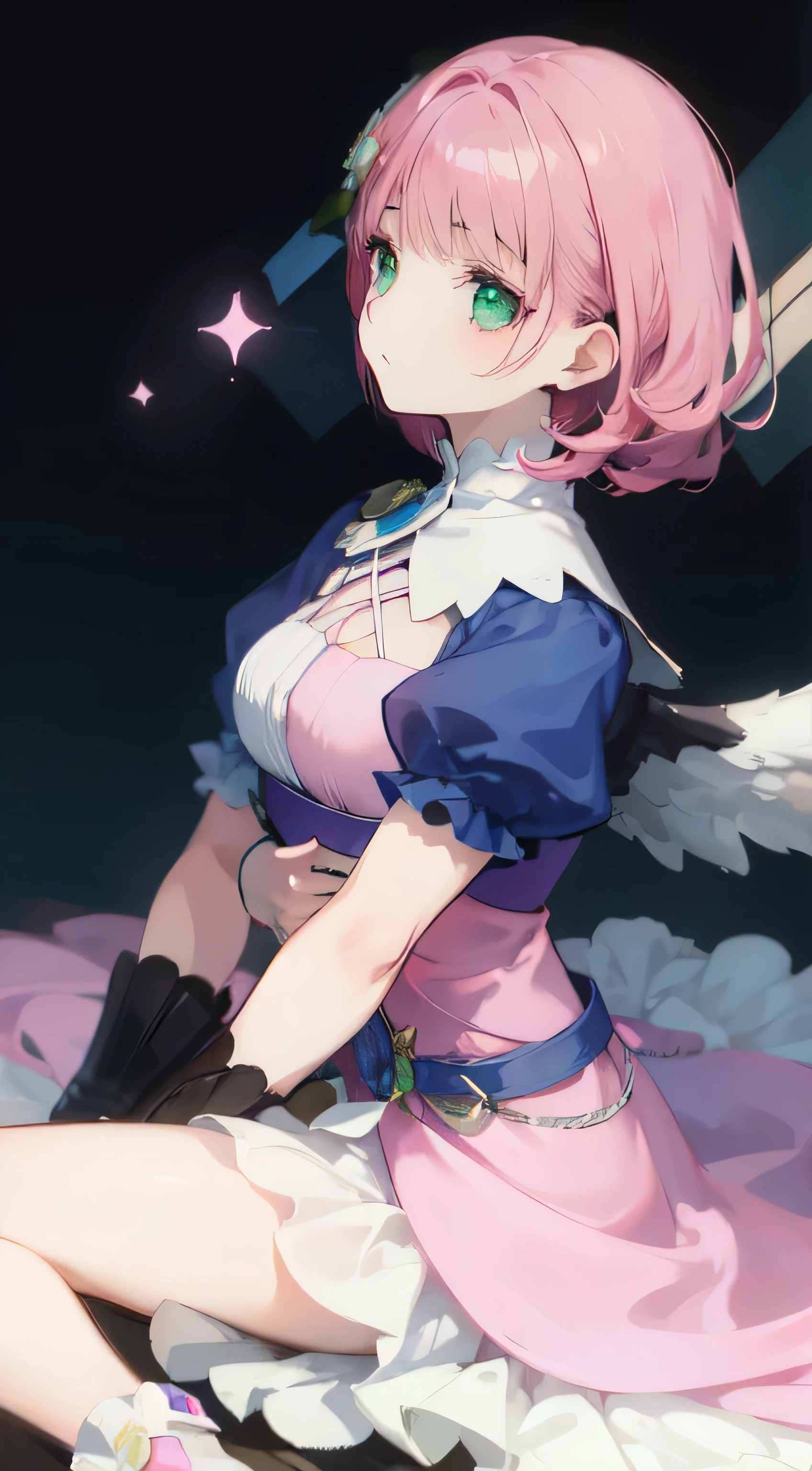 Alisa bosconovitch, melhor qualidade, contemporary, estilo plano, minimalismo, Green Eyes Flat Illustration, cabelo rosa, cabelo curto, cabelos multicoloridos, Camisa Preta, mechanical wings, Head Portrait Close-U, peito pontudo, decote, super decote, middlebreasts, Tekken,cabelo rosa pastel, 1girl, em quimono, hand-painted,Desenho de linha sem cor, colorida do yandere pastel, Tekken, Super cute pink hair girl with gothic makeup on the side, com roupa de empregada,figura esbelta,robusto,He sat on the floor,Vestido com roupas de empregada rosa e branco,cabelos muito curtos,com orelhas de gato,quadratic element,, kawaii cor-de-rosa na roupa da era de 1910, Alisa Bosconovich pink lips, no estilo da paleta de cores suave aurorapunk, an anime illustration of his face, gifs animados, hand drawn animation, charming sketches, suave e brilhante, romantismo nebuloso, Estilo Superflat, fundo branco - ar 1:1 - niji 5 - estilo expressivo --s 50 ,Pink kawaii girl in the era of 1920s clothesPink eagles, vestindo uma camisa branca brilhante, no estilo da paleta de cores suave aurorapunk, an anime illustration of his face, gifs animados, hand drawn animation, charming sketches, suave e brilhante, romantismo nebuloso, Estilo Superflat, fundo branco - ar 1:1 - niji 5 - estilo expressivo --s 50, Absurdo, Altas, ultra detalhados, (1girl:1.3), quebrar , Crie uma imagem com uma bela caligrafia, com letras expressivas, floreios elegantes e um senso de habilidade e habilidade.