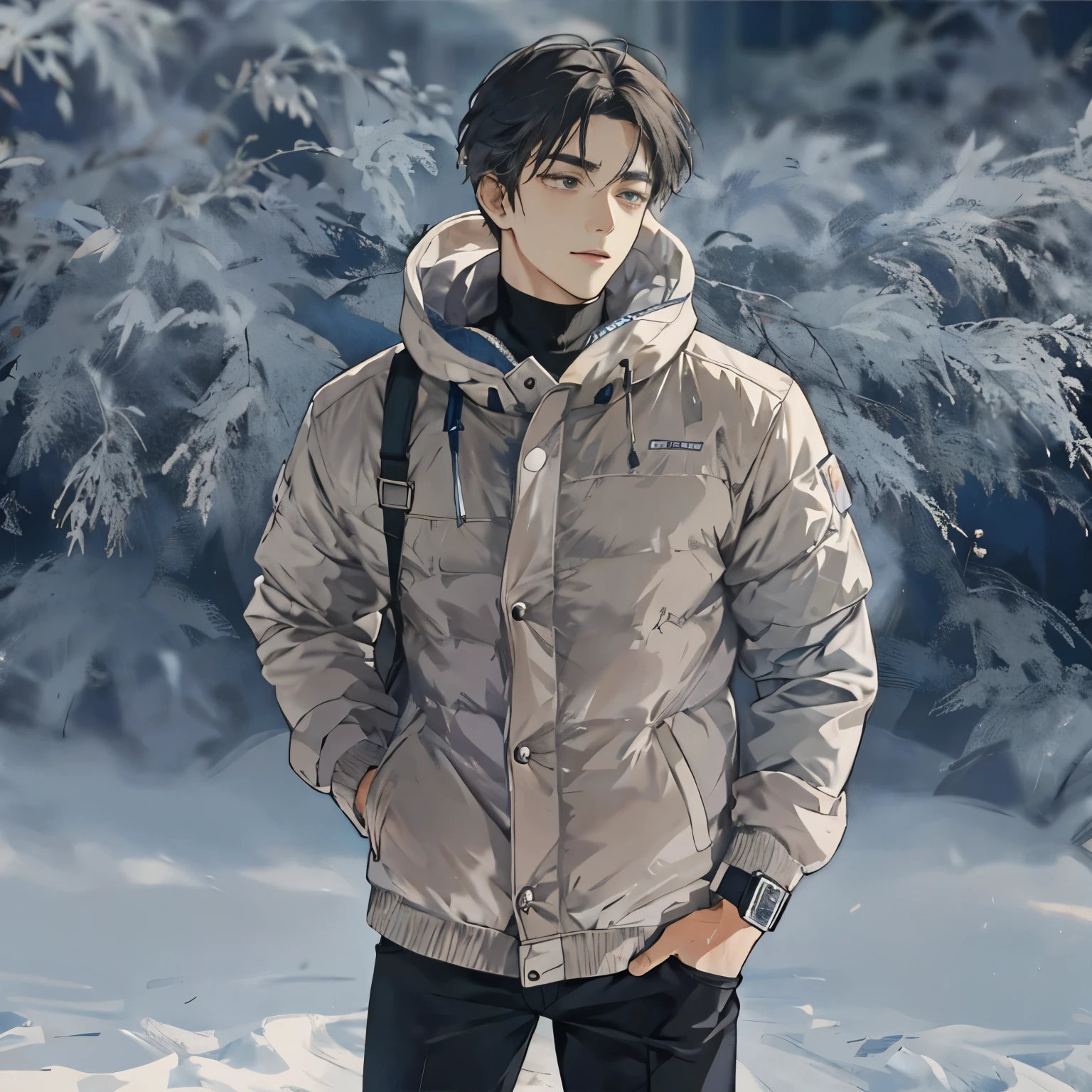 male,cold,individual,Simple picture