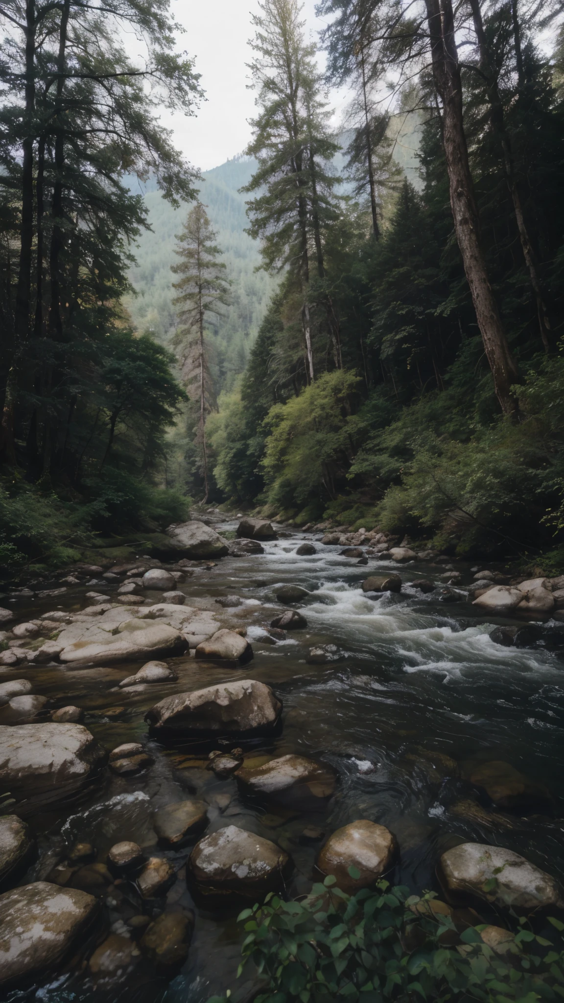 there is a stream running through a forest filled with rocks, river in a forest, forest and river, mountains river trees, river in the wood, mysterious canyon streams, small river, river running through it, river stream, with a river running through it, gentle sparkling forest stream, forest scenery, with trees and rivers, peaceful environment, mysterious , stream, setting in nature