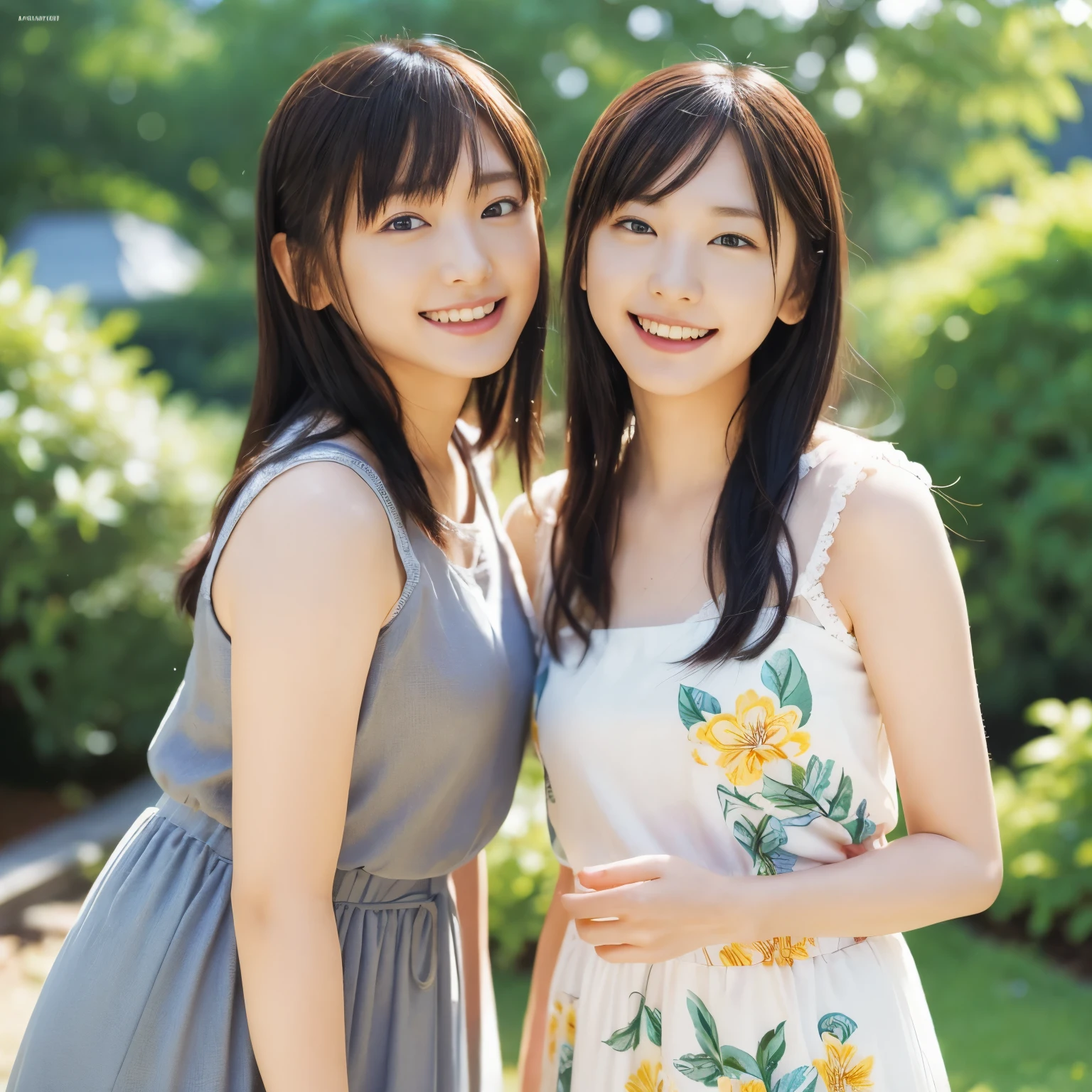 identical twin sisters、young girl, Vibrant and vibrant, flowers in full bloom々standing in a lush garden surrounded by. her eyes shine with curiosity and wonder, reflects the beauty of her surroundings. Her lips, バラcolorで少し別れて, Revealing the tips for a happy smile. The girl's face and features are precisely reproduced., Capture every subtle expression and emotion.
A girl's long eyelashes flutter as she stares at the cheerful husky dog standing next to her.. A dog's eyes are bright and full of mischief., Matches the energetic nature of girls. Husky fur is soft and fluffy, シルバーとホワイトのcolor合いで, 庭園の鮮やかなcolor彩とのコントラストが美しい.
The garden itself is a masterpiece of natural artistry. color々It's full of flowers, 繊細なバラからcolorとりどりのチューリップまで, colorのシンフォニーを生み出す. Sunlight bathes the scene, Casting a warm glow on the girl and the garden, Enhance every detail and texture.
Images are of the highest quality, Ultra-detailed renderings that capture the intricate textures and patterns of flowers and the girl's clothing.. colorが鮮やかで鮮やかです, Bring the scene to life. The lighting is soft and natural, emanating from the sun, Create gentle shadows and highlights、Adds depth and dimension to images。.
Regarding art style, This image embodies the beauty of traditional portraiture, With a touch of whimsy and fantasy. colorは調和しており、saturated, Reflects the fun and lively atmosphere on site. 全体的なcolor調は暖color系に傾いています, 黄金colorの陽光のヒントとともに.
In this prompt, Due to stable diffusion、花の咲く庭園に佇むyoung girlとハスキー犬の素晴らしいイメージが作成されます。, Captures the essence of their playful and joyful interactions.