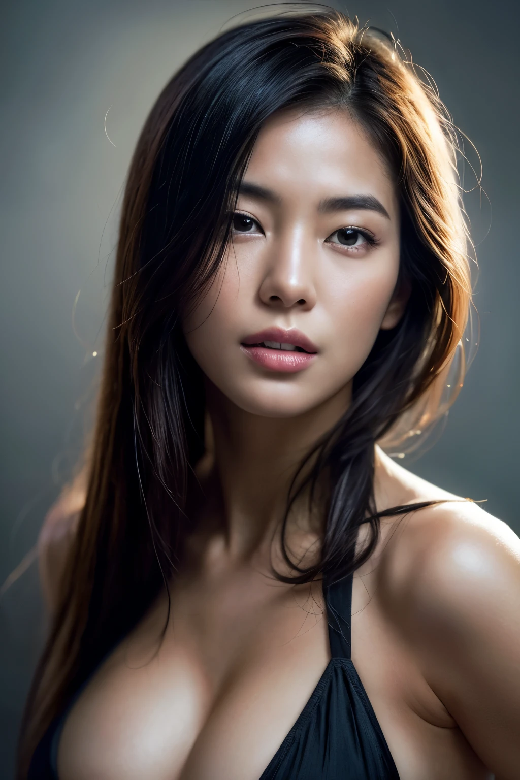 dressed, (photo realistic:1.4), (hyper realistic:1.4), (realistic:1.3),
(smoother lighting:1.05), (increase cinematic lighting quality:0.9), 32K,
1girl,20yo girl, realistic lighting, backlighting, light on face, ray trace, (brightening light:1.2), (Increase quality:1.4),
(best quality real texture skin:1.4), finely detailed eyes, finely detailed face, finely quality eyes,
(tired and sleepy and satisfied:0.0), face closeup, bikini, korean girl,
(Increase body line mood:1.1), (Increase skin texture beauty:1.1)