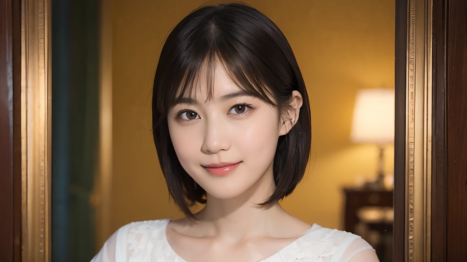170
Shorthair, a 20 yo woman, gentle smile, Abstract