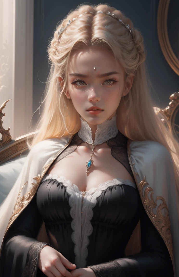 { - anatomy error}(Masterpiece - Ultra-detailed, very high resolution) Prepare to be enchanted by a true masterpiece that combines ultra-detailed art with high-resolution rendering. This work depicts a mesmerizing woman with very long blond hair (1.3) and captivating gray eyes (1.2), emanating an aura of elegance and mystery in Victorian settings. The intricate details and realistic textures invite you to explore every aspect of this enchanting composition. Woman wearing beautiful classic Victorian costume from the year 1878. Red lips. Happy face. Smiling. white (white) dress. falando ao telefone, dynamic poses. Get ready to dive into a world where beauty and craftsmanship merge perfectly.