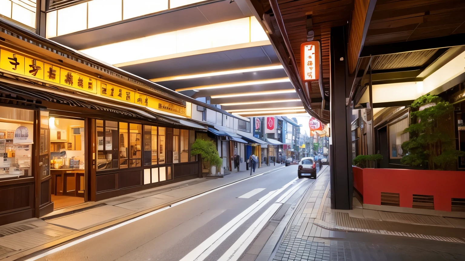 high definition images、Overall image、Taken with a wide-angle lens、downtown Tokyo、cityscape、office Street、Scenery of the tavern、A place to relax after leaving work、night scenery