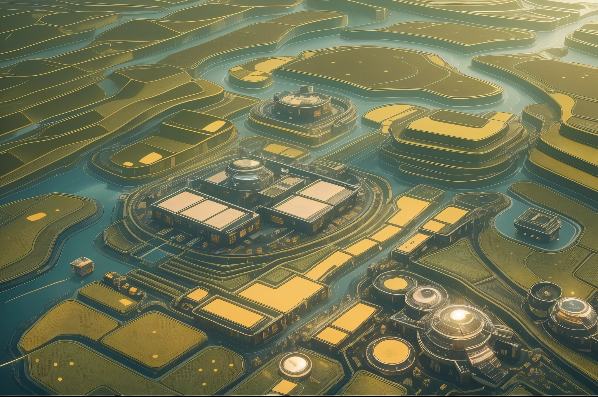 Start creative mode with futuristic rice fields and space stations。first,Draw a vast space background,The stars twinkle,The universe is deep。In this endless universe,A space station floats quietly,Its structure is complex and delicate,The surface reflects the sun's rays,Shimmering with metallic sheen。
underneath the space station,It's a rice field on the earth。This rice field contrasts sharply with space,It is full of life and vitality,Golden ears of rice sway in the sun,Like the green ocean of the earth。In the rice fields,Intelligent robotic arms are sowing accurately,Drones patrolling and monitoring,Demonstrate the efficiency and advancement of future agriculture。
To create a futuristic atmosphere,Can use more avant-garde and abstract colors and lines,such as deep purples、Neon blue and fluorescent green, etc.。The elements of the space station and rice fields can echo each other,Form unique visuals。simultaneously,Pay attention to maintaining overall unity,The elements of space and rice fields are integrated into the picture.,Presenting a futuristic beauty。
at last,Optimization and adjustment through AI tools,Make the scene of space station and futuristic rice fields more vivid and realistic。Such a design will show the perfect combination of future agriculture and space technology,Filled with infinite reverie about the future。