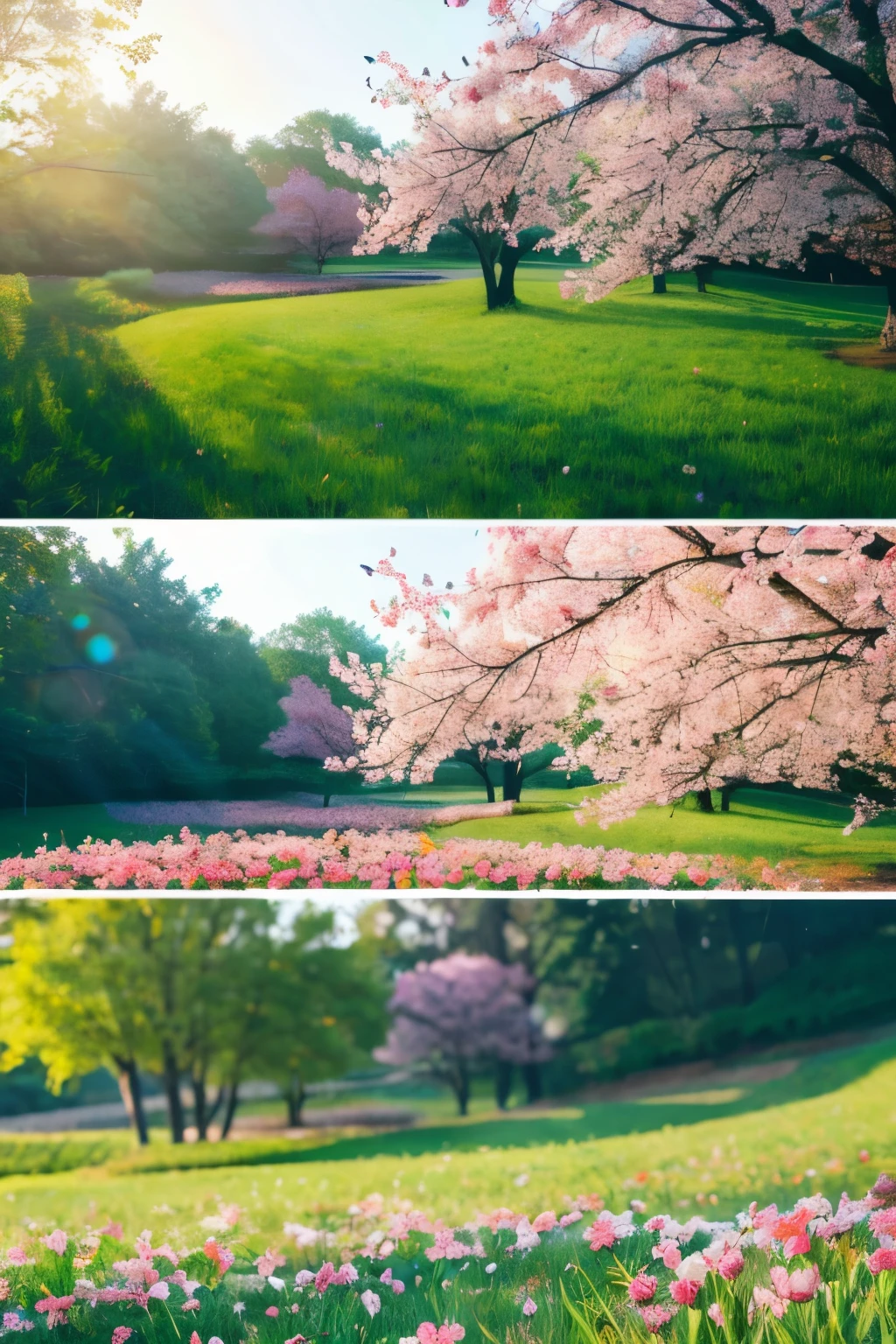 Spring-like scenery、study