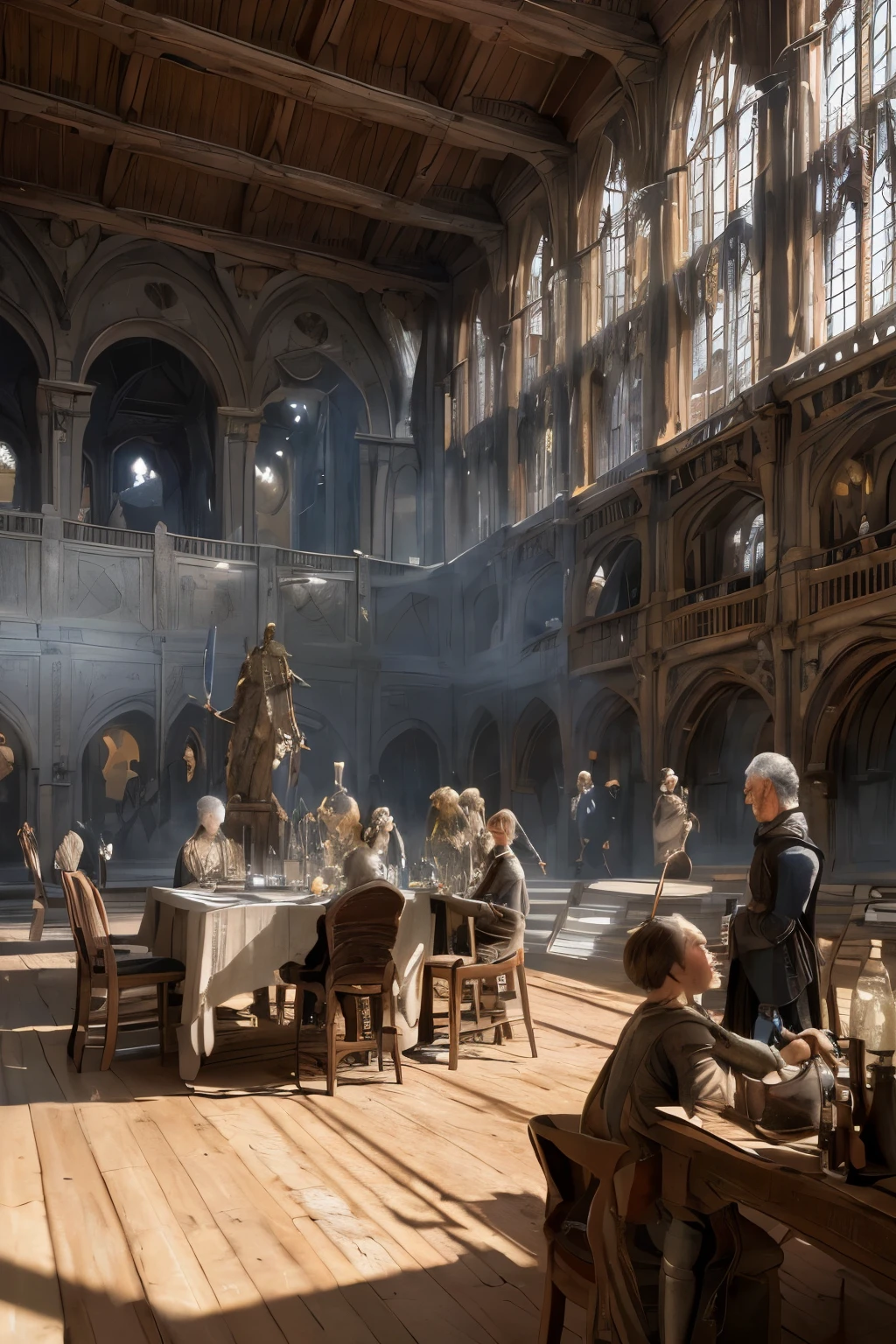 Style de séance photo, (fond d'Extremely detailed Unity 8k CG display), full body photo of the most beautiful works of'art du monde, Medieval armor, oil painting'huile majestueuse professionnelle par Ed Blinkey, Atey Ghaïlan, studio Ghibli, par Jeremy Mann, Greg Manches, Antonio Moro, tendance sur artstation, tendances sur CGsociety, complexe, high detail, Sharpness, spectaculaire, art de peinture photoréaliste par Midjourney et Greg Rutkowski