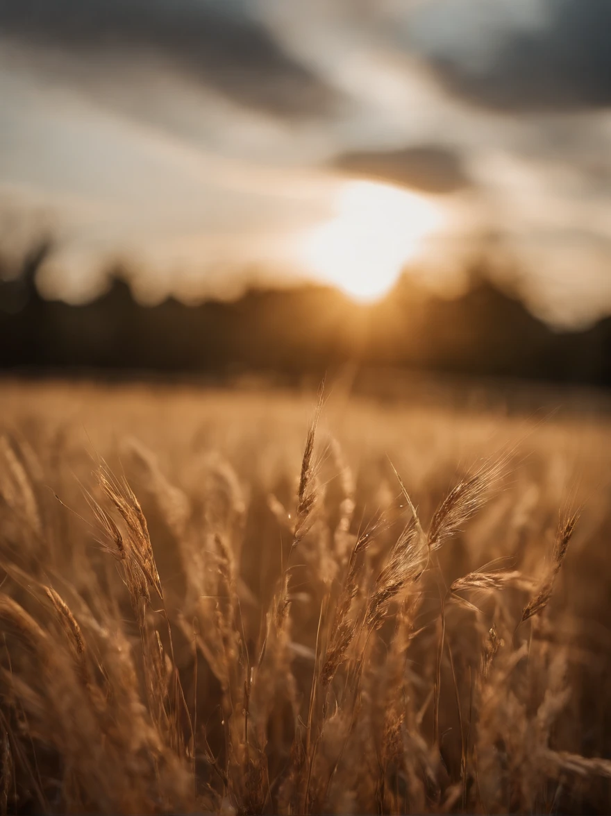 Inada, Swaying golden ears of rice,autumn's,Wind,masterpiece,evening