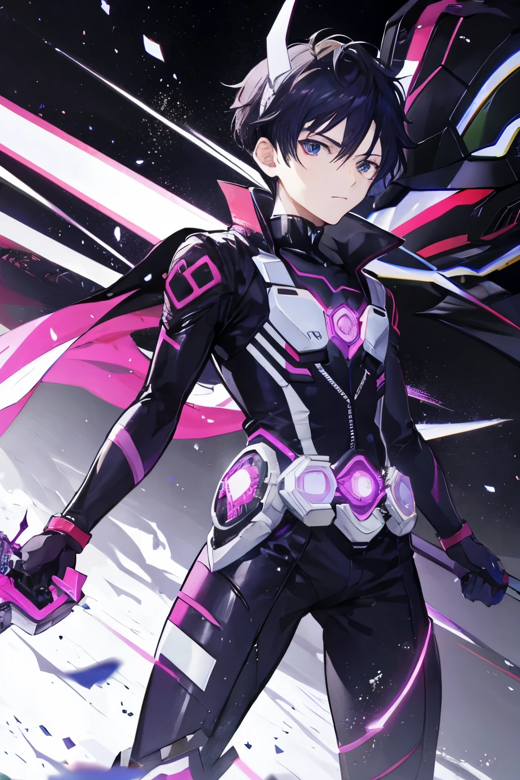 Shinji Ikari as Kamen Rider Drive