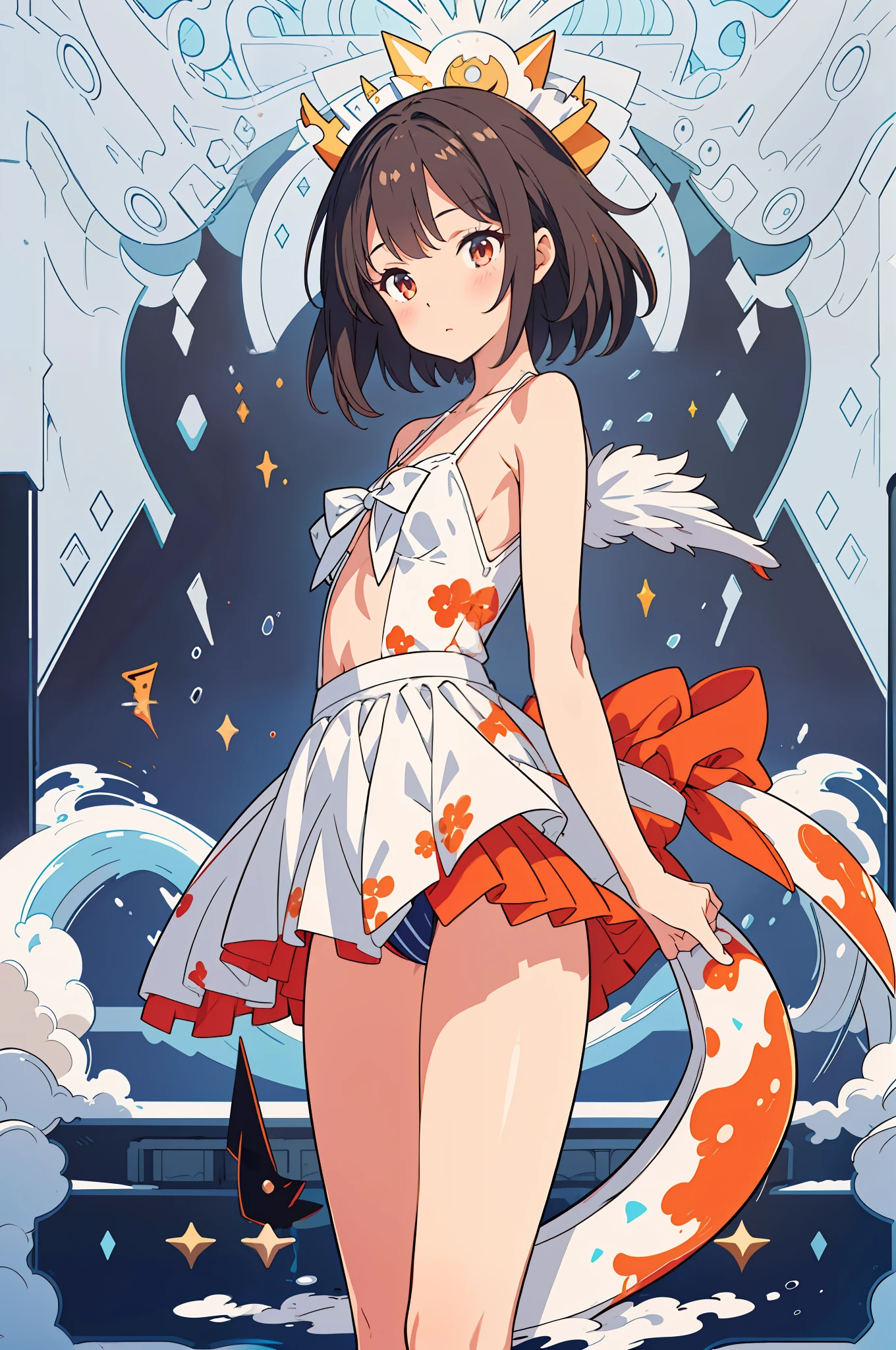 (Extremely detailed CG unified 8k wallpaper),(masterpiece), (best quality), (Super detailed), (Best Illustration),(best shadow), Cowboy shooting, ,rest, hot spring swimsuit,