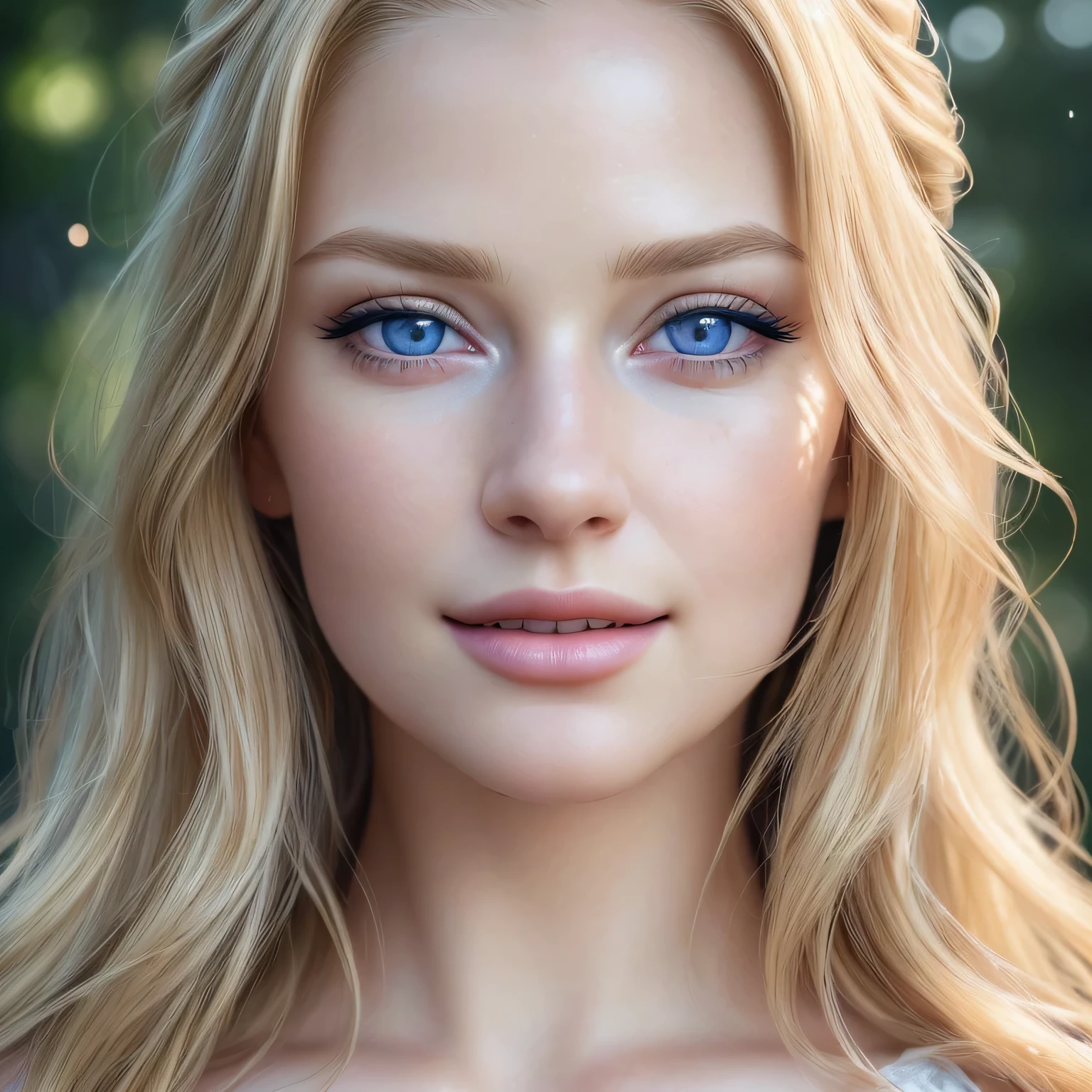 (best quality,4k,8k,highres,masterpiece:1.2), ultra-detailed, (realistic,photorealistic,photo-realistic:1.37), beautiful detailed eyes, beautiful detailed lips, extremely detailed eyes and face, long eyelashes, blonde hair flowing, blue eyes shining, joyful smile, captivating portrait, soft lighting, natural expression