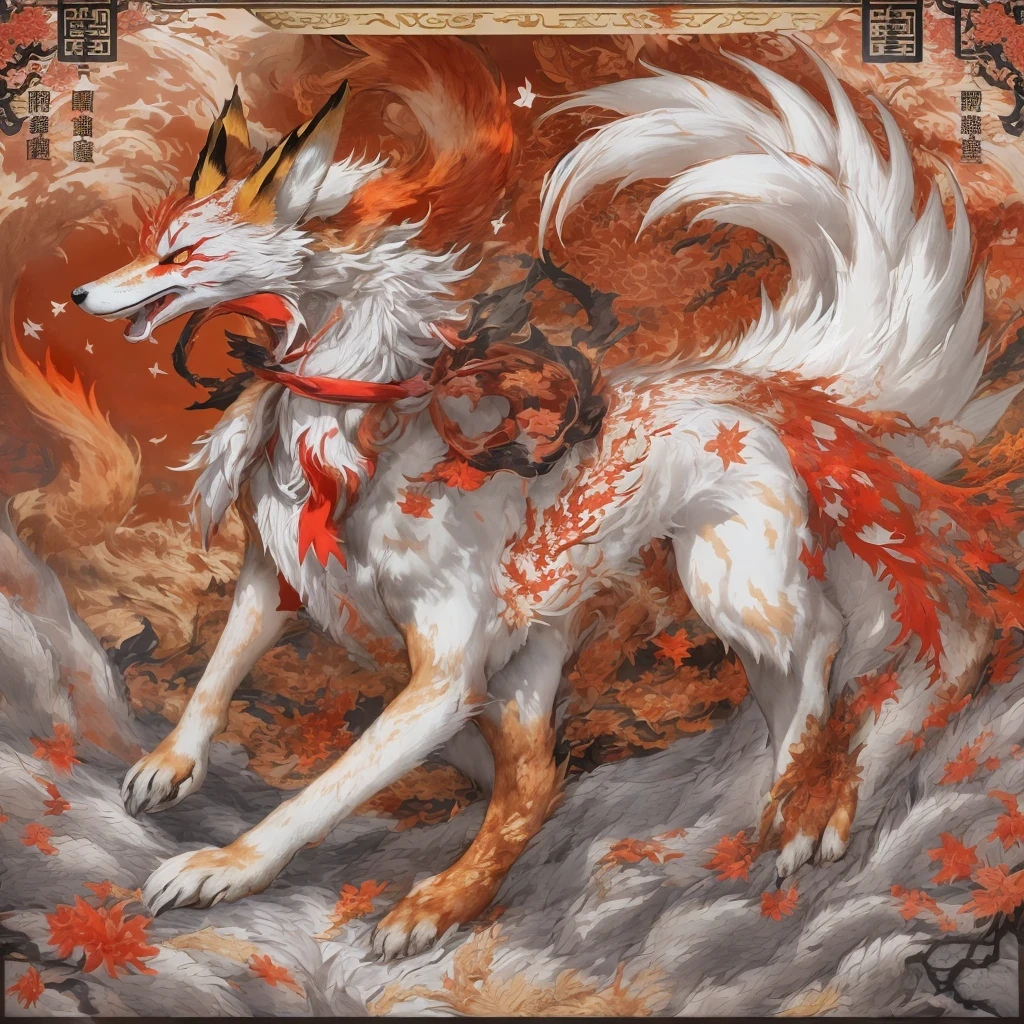 Nine-tailed fox 32k,red and white仙魔界, Chance encounter with Liu Hanshu, He saw his old self in him, Decided to accept him as a disciple, teach him how to protect himself, But because of the hidden star map, Phoenix and the Liu family、Jade Sword Sect builds relationships, Beginning with the death of Liu Hanshu, Qin Yu embarked on the road of confrontation with powerful enemies, work hard, make yourself stronger, Stick to your core path of justice, (nine-tailed fox)eyes full of anger,red and whitenine-tailed fox握緊了拳頭,dash forward,Give the opponent a fatal blow,full body lesbian,Full body nine-tailed fox male mage 32k(傑作canyon超HD)Phoenix(canyon)climb the streets, explosion scene(nine-tailed fox), (dragon), nine-tailed fox憤怒的戰鬥姿態, looking at the ground, batik linen headscarf, 中國red and white圖案長袖服裝, canyonred and whitenine-tailed fox(abstract acrylic splash:1.2)red and white(realistically:1.4),black hair,flour fluttering,rainbow background, high resolution, detail, RAW photos, Sharp Re, Nikon D850 film photo by Jefferies Lee 4 Kodak Portra 400 camera F1.6 guns, colorful, Ultra-realistic and vivid textures, dramatic lighting, Unreal Engine Art Station Trend, Sinest 800,red and white飄逸的霧氣,(((叢林canyon)))The injured line up in the street(OK)climb the streets,Movie Master Instant Image Quality(masterpiece,HD,Ultra high quality,32k) (linen batik scarf), fighting stance, looking at the ground, Linen bandana, 中國nine-tailed fox圖案長袖服裝, 早上的nine-tailed fox(Abstract gouache splash:1.2), dark clouds lightning background,sprinkling