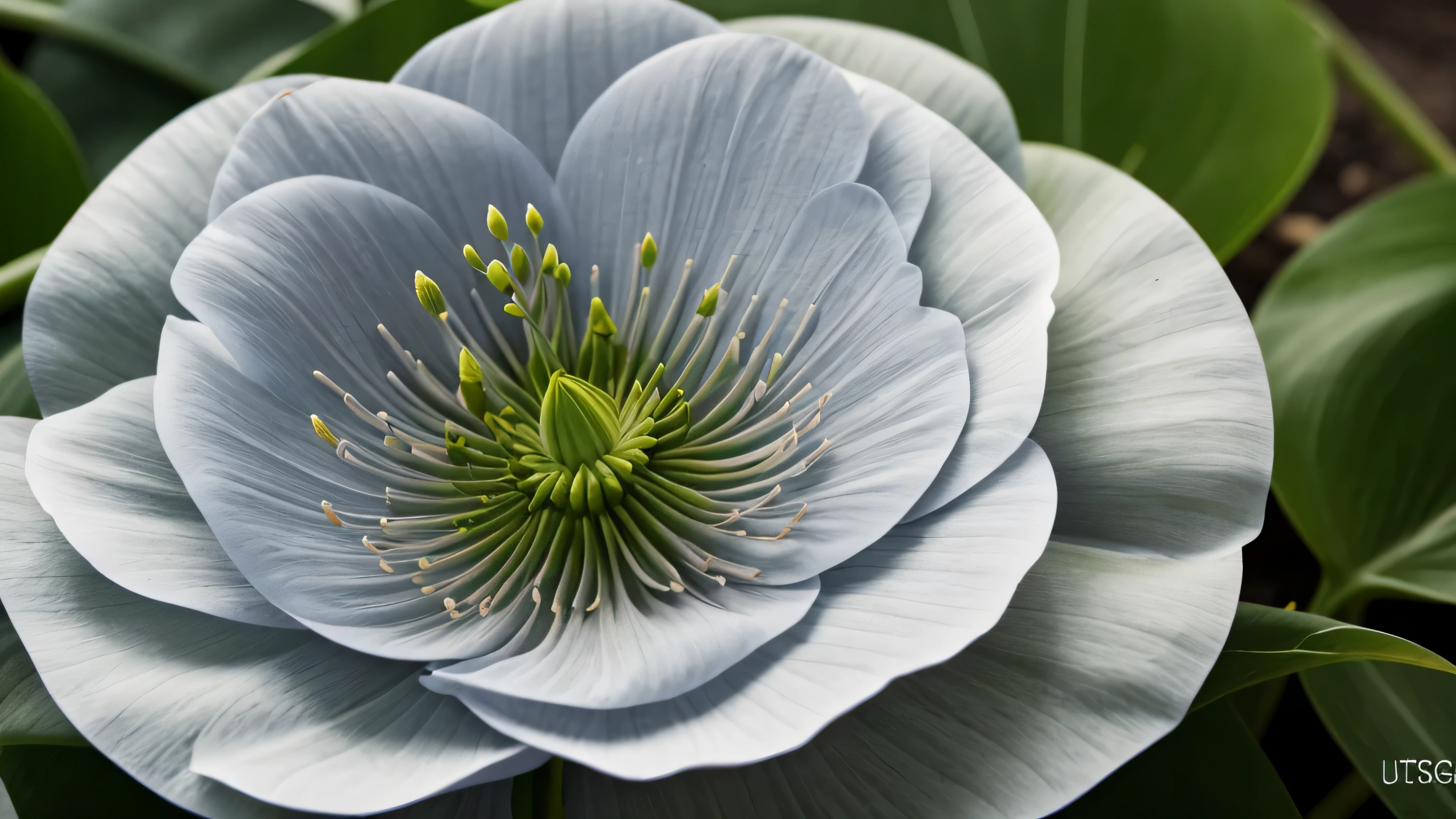 Gray's Two Leaf Flower - Ultra High Quality 8K Music Equalizer., High contrast, rich colors, soft light, Ultra-detailed photos. Сверхhigh quality 8k, High contrast, noise reduction, bright rich colors.. high quality, 8K Ultra HD, High contrast