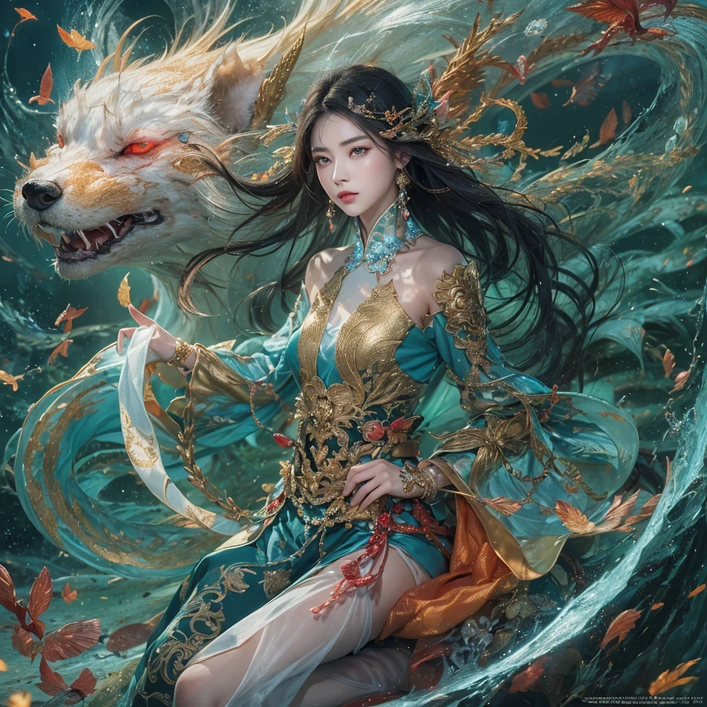 Feitian Nine Tails Light Blue Celestial Master Flame Hairy Fox Star,novel,Torch Night Black Gold Orange Snake Print Silk Trousers,Rouge Diamond Tulle Sheer Lizard Print,Fat girl flying in space in the snow 1:900 miniatures,Front view,pure transparency,put on boxing gloves,Wear gold-framed reflective sunglasses,Panoramic super wide angle,very happy,Authentic and delicate texture,Strong visual impact,Super detailed,dream girl,delicate face型,beautiful eyes,Hair floating in the air, Cherry style,Zhou Xiaotong,crystal clear,Good sense of perspective,Light and shadow effects,16K smooth,surface reflected light,flowing black hair,Water Goddess 32K,complicated,grace,Very detailed,magnificent,digital photography,Autumn Cowboy Shooting,Surrealism,broken ruby,defeat magic,Water magic entanglement,(masterpiece,movie lighting,beautiful eyes:1.2),high dynamic range,void 5 energy storm,(china 1 girl,black eyes:1.5),rouge skin,glowing skin,(sit on stone:1.5),delicate face,black hair,Put on gorgeous golden armor,take off shoulders,,short skirt,beautiful golden armor,it'It's raining,beautiful big breasts,looking at the audience,Turn your back to the camera,masterpiece,side,side portrait close-up