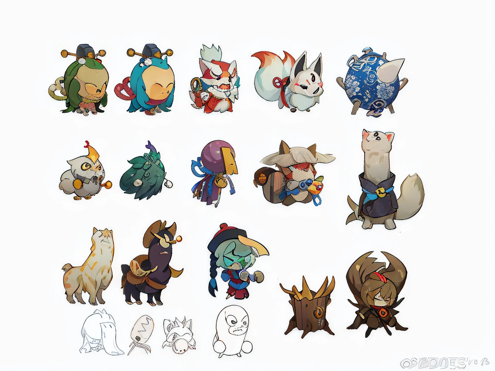 Cartoon Yokai