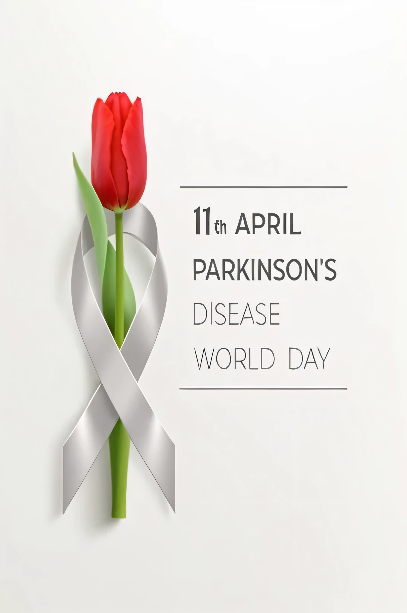 a white ribbon with a red tulip on it and a gray ribbon around it, april, 1 9 th, header text”, november, by Arthur Sarkissian, hr, february), white ribbon, by Jakob Gauermann, by Alison Debenham, illustration!, artist unknown, by Jennifer Bartlett, holiday season, by Mario Dubsky, day, by Sam Dillemans