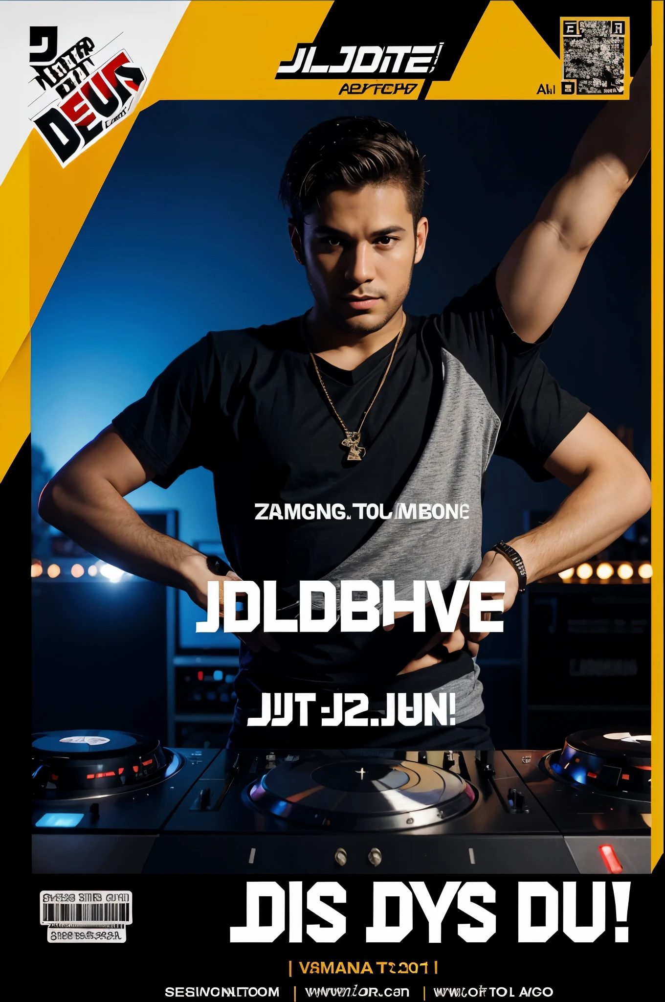 Flyer para festa Dj