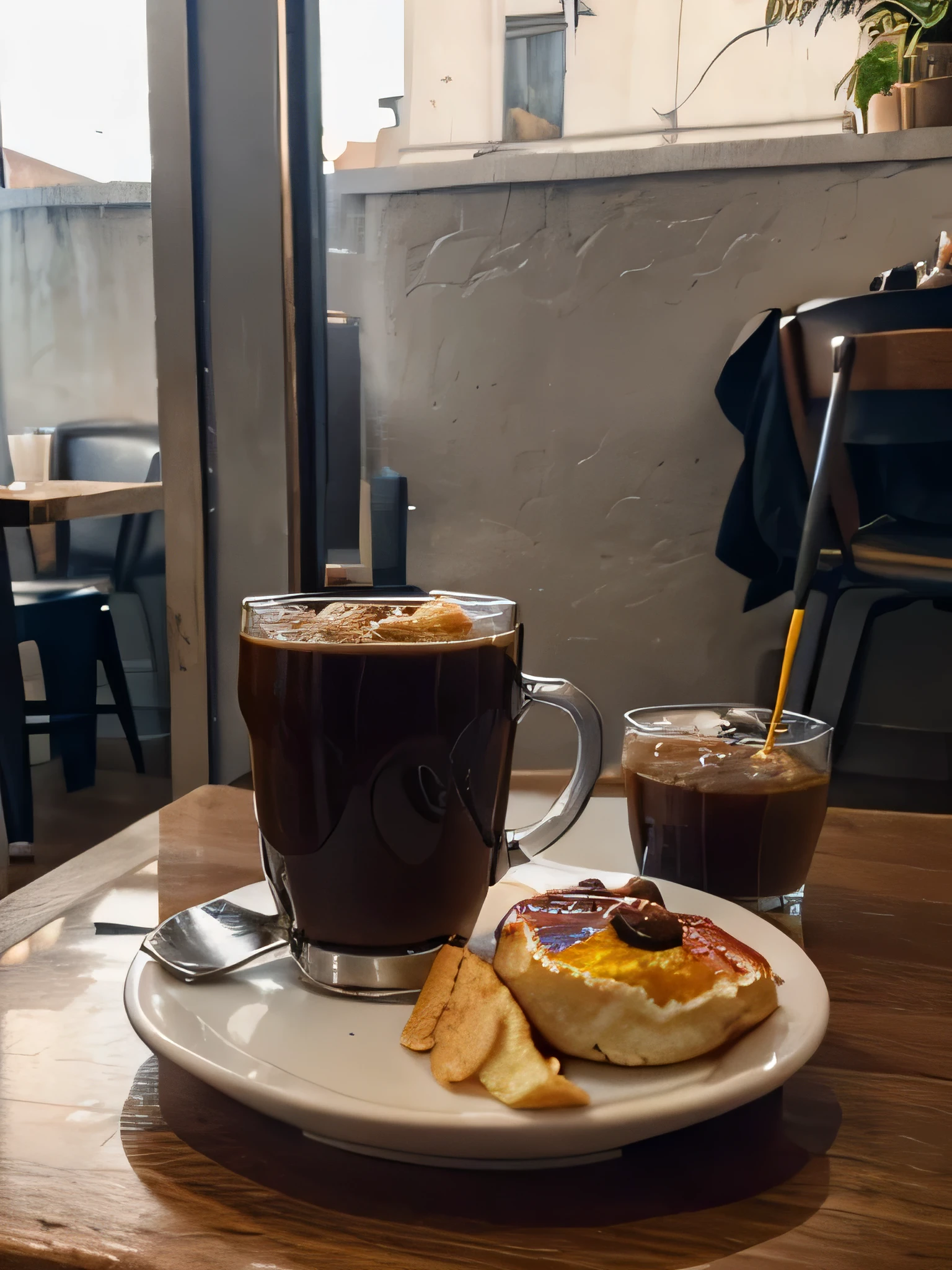 Breakfast in cafeteria, tirar