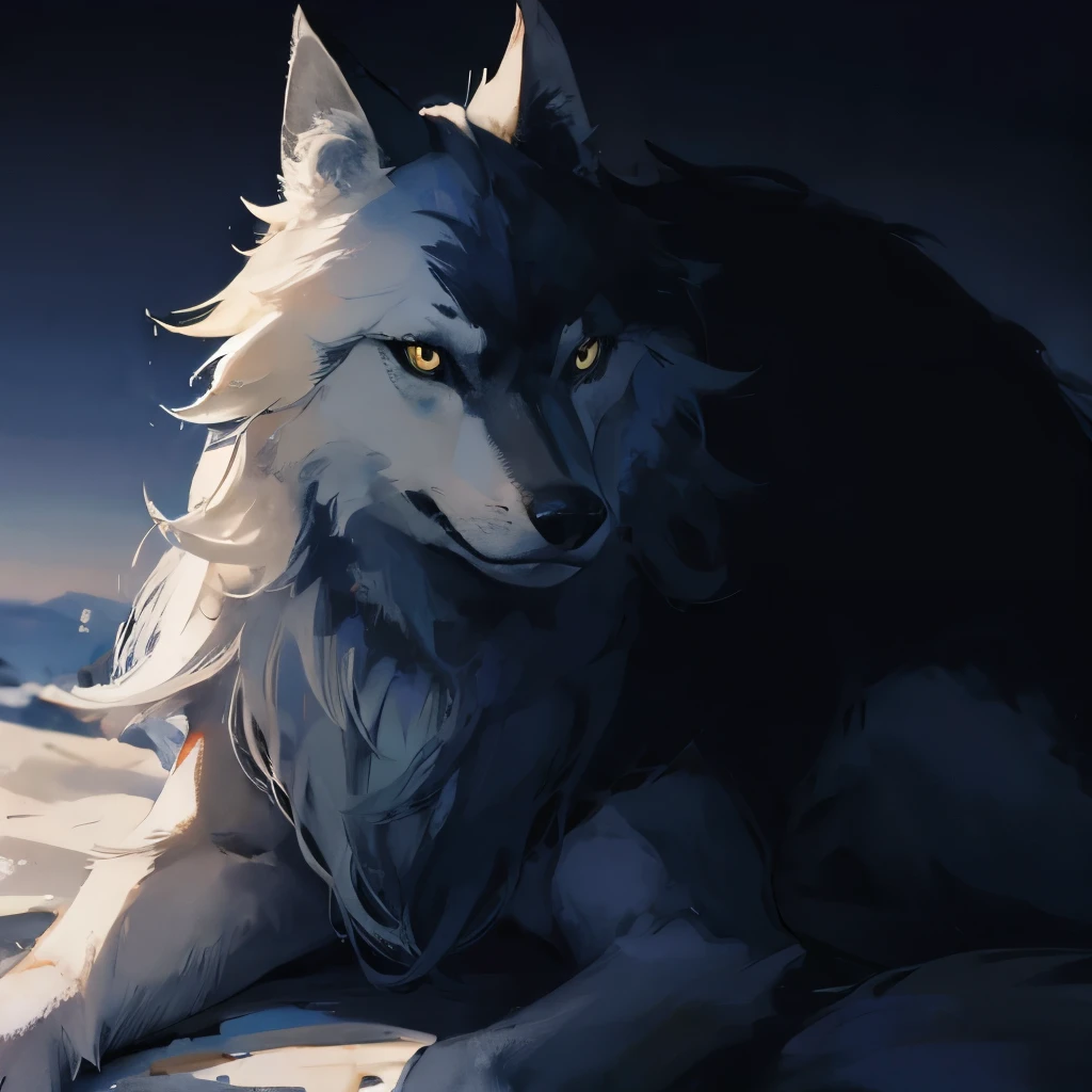 Wolf,white fur