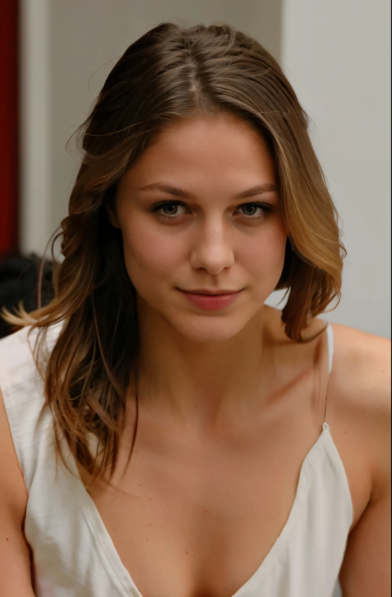 Melissa Benoist Naked Close Up Camera 