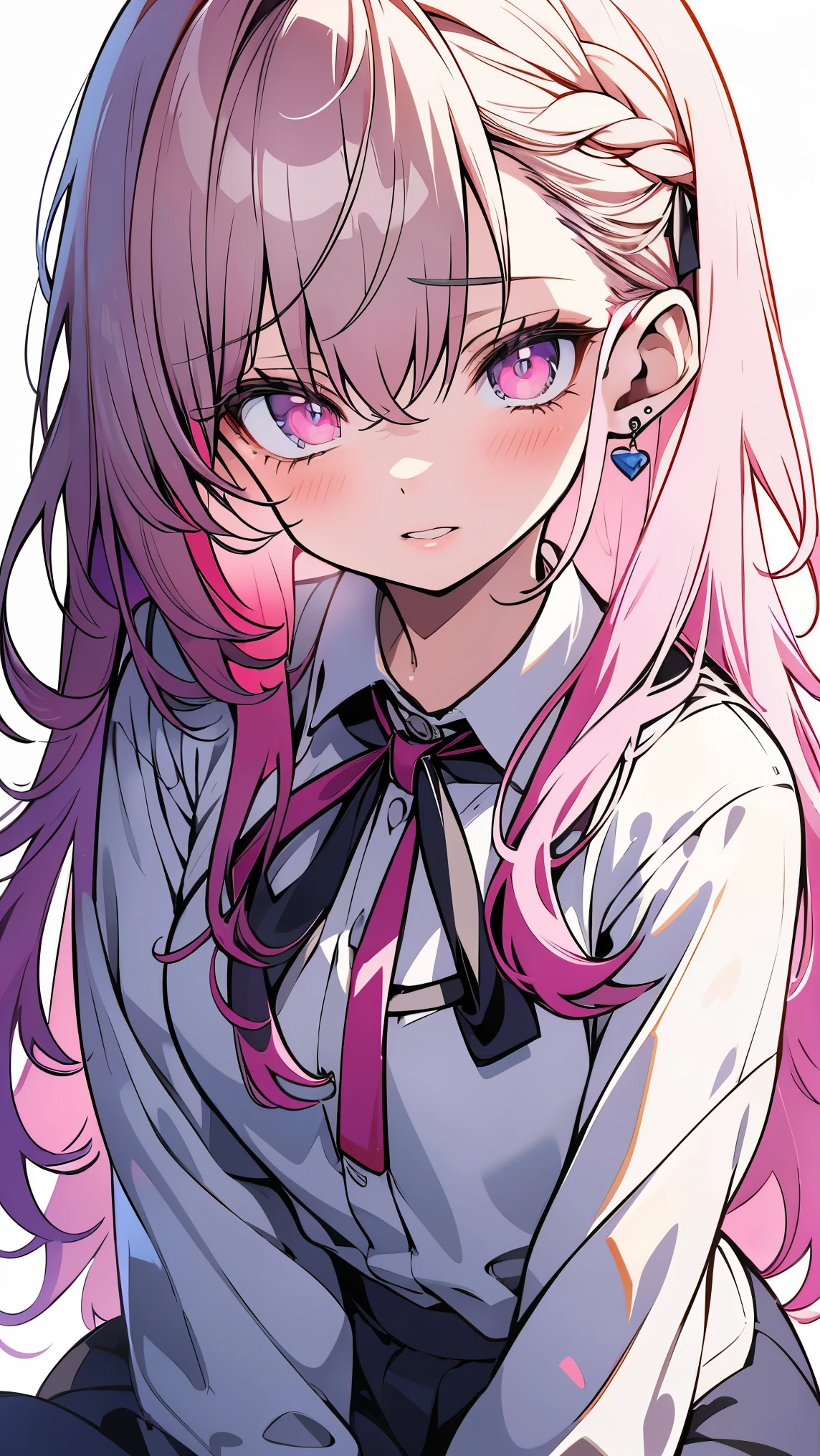 a cute ,pink lips,wearing a bright white shirt,in the style of soft color palette
aurorapunk,an anime illustration of her
face,animated gifs,hand-drawn
animation,charming sketches,smooth and
shiny,hazy romanticism,superflat style,white
background--ar 1:1--niji 5--style expressive --s 50 (huge )