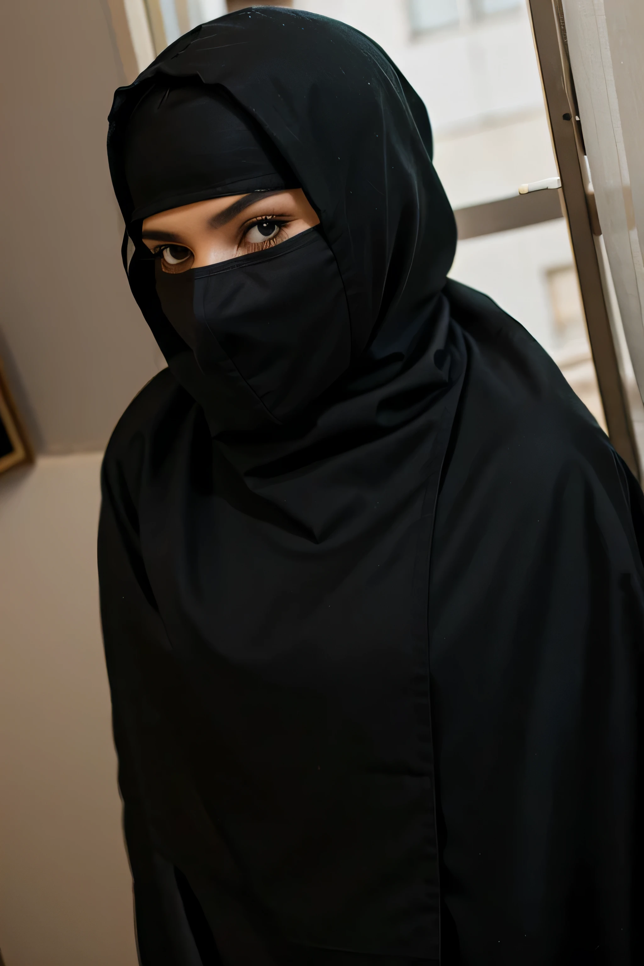 Girl in niqab 