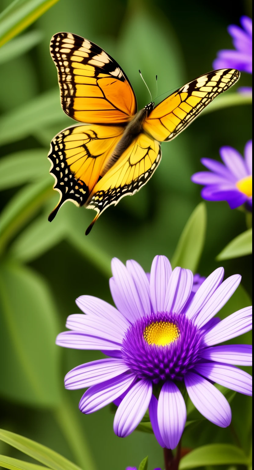 One day, while Cybele and Belinda were exploring the garden, something magical happened. They found a special butterfly, with bright wings and a unique pattern that seemed to reflect sunlight. It was a lovely butterfly, unlike any other. Cybele and Belinda called her Estrelita.