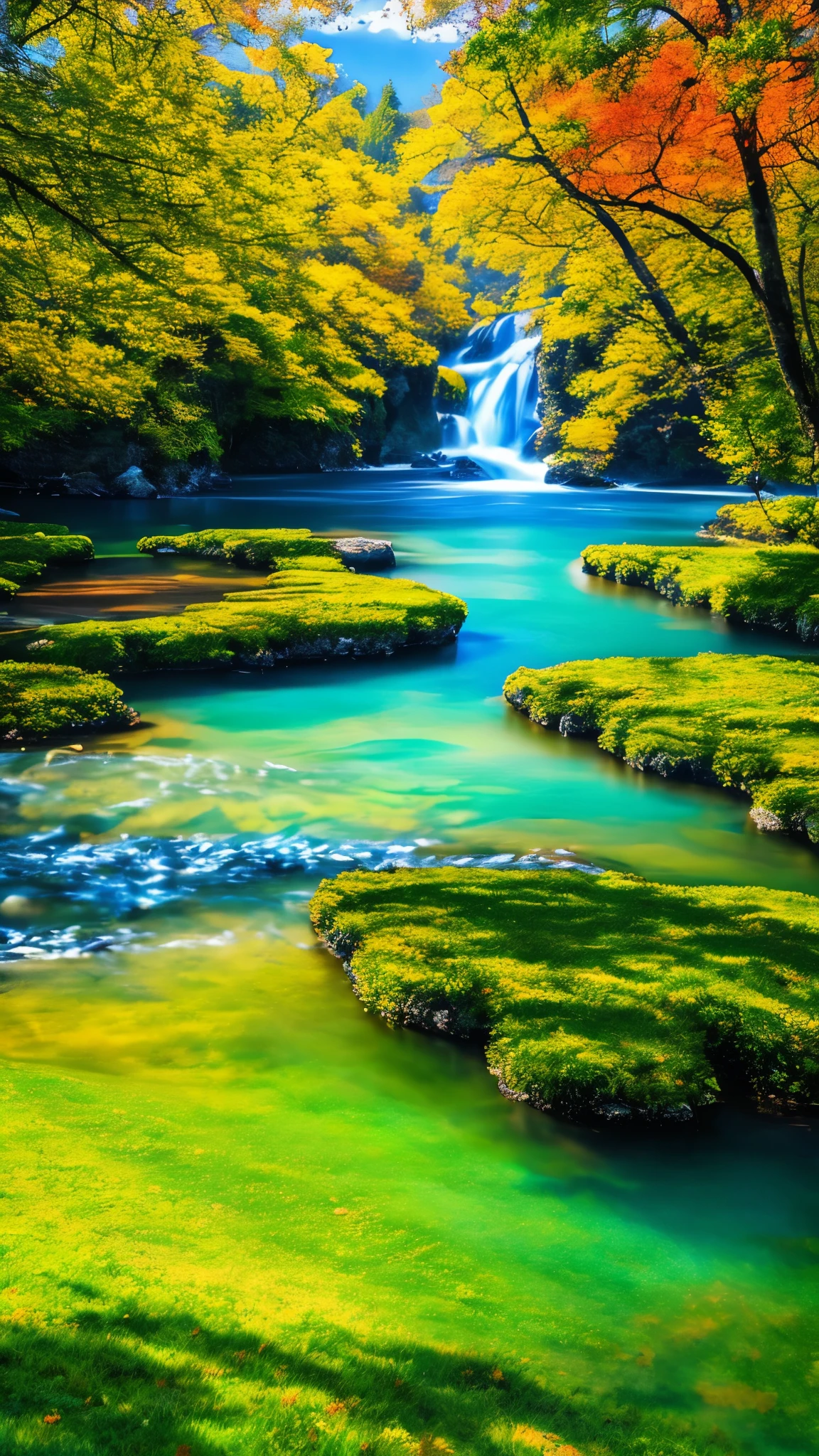 A picturesque landscape with vibrant colors, (best quality, highres) high resolution, capturing the beauty of nature, (HDR) with high dynamic range, (sharp focus) every detail is clear and defined, (vivid colors) rich and vibrant hues, (physically-based rendering) realistic lighting and textures, (ultra-fine painting) intricate brushstrokes and smooth transitions, (bokeh) soft, out-of-focus background elements, (landscape) emphasizing the vastness and serenity of the scene.
In this breathtaking image, the viewer is transported to a mesmerizing landscape that unfolds with vibrant colors, meticulously rendered in the highest quality, high-res detail. The image showcases the immense beauty of nature, expertly captured with an HDR