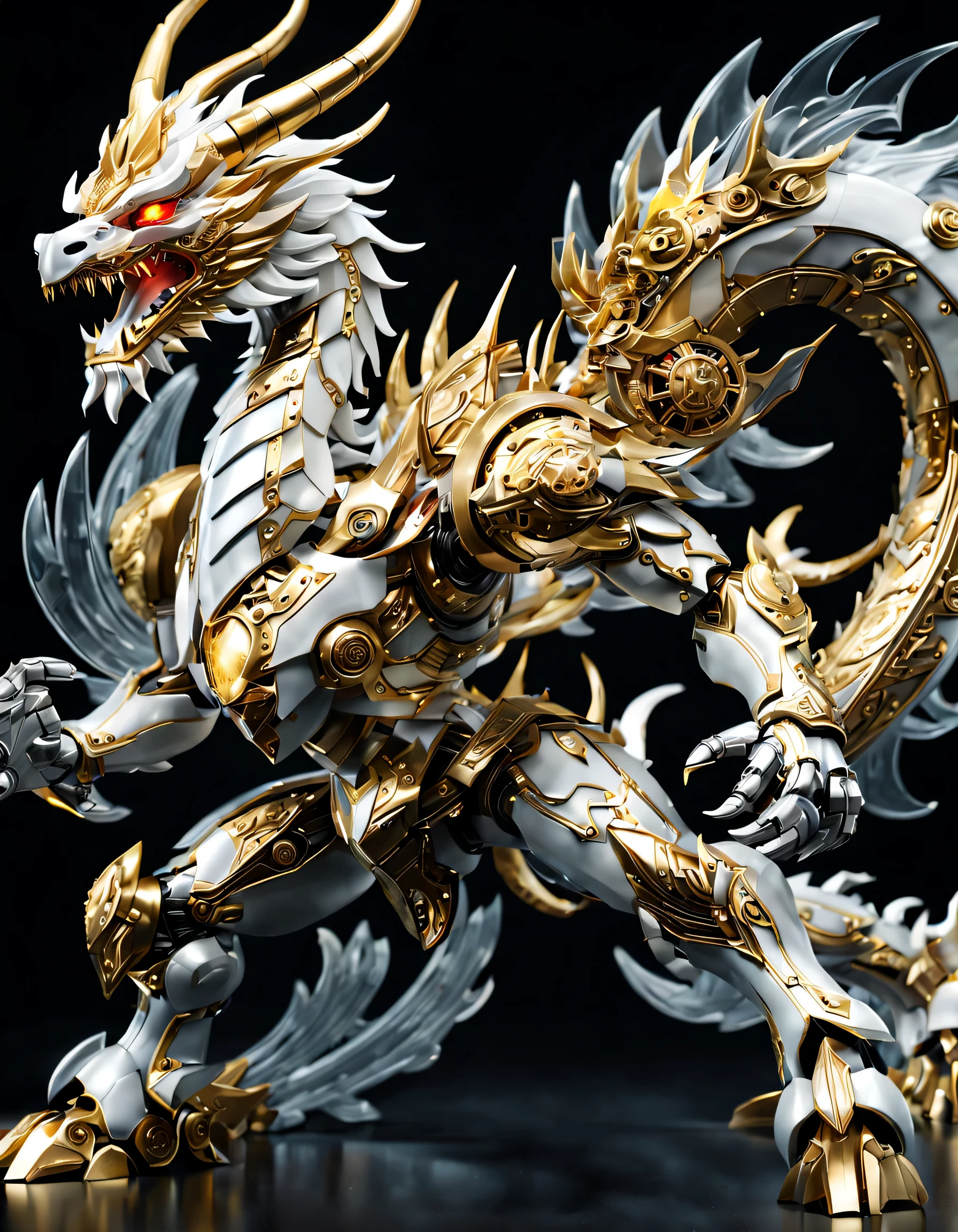 (Realistic:1.5), (Photorealistic:1.2), detailed, render, epic, biomechanical dragon, helmet, white plastic, diffuse lighting, dynamic pose, intricate, elegant, (dynamic background), highly detailed, elegant, sharp focus, photo by greg rutkowski, soft lighting, vibrant colors, IvoryGoldAI (battlefileds:1.2)