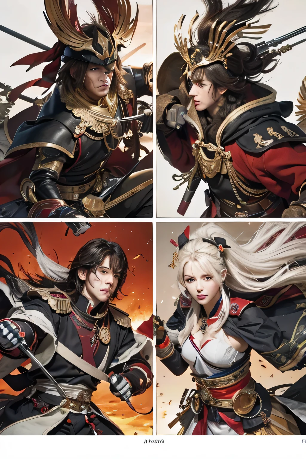Handsome men and beautiful women, High resolution, high quality.
